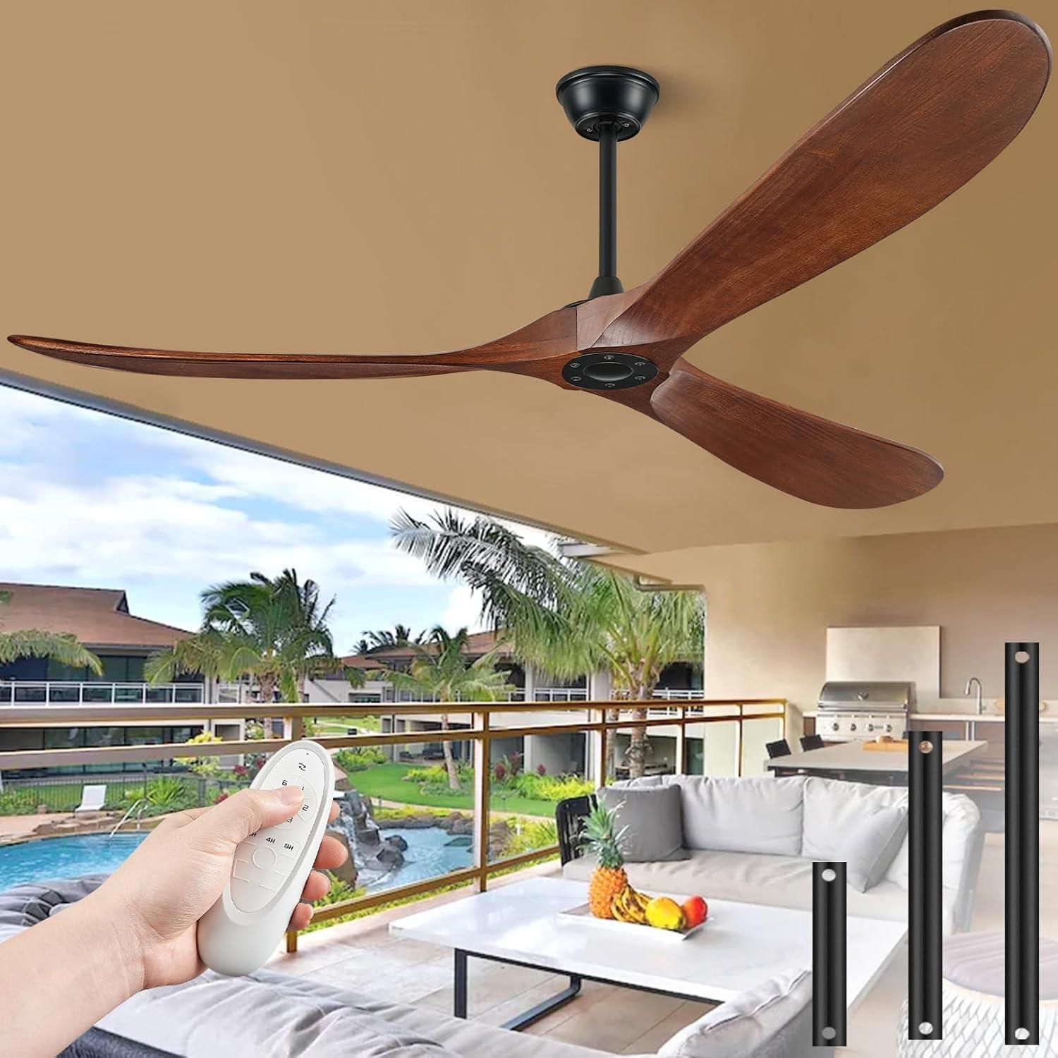 3-Blade Walnut CFM Showdown: Outdoor vs Indoor Fans Compared