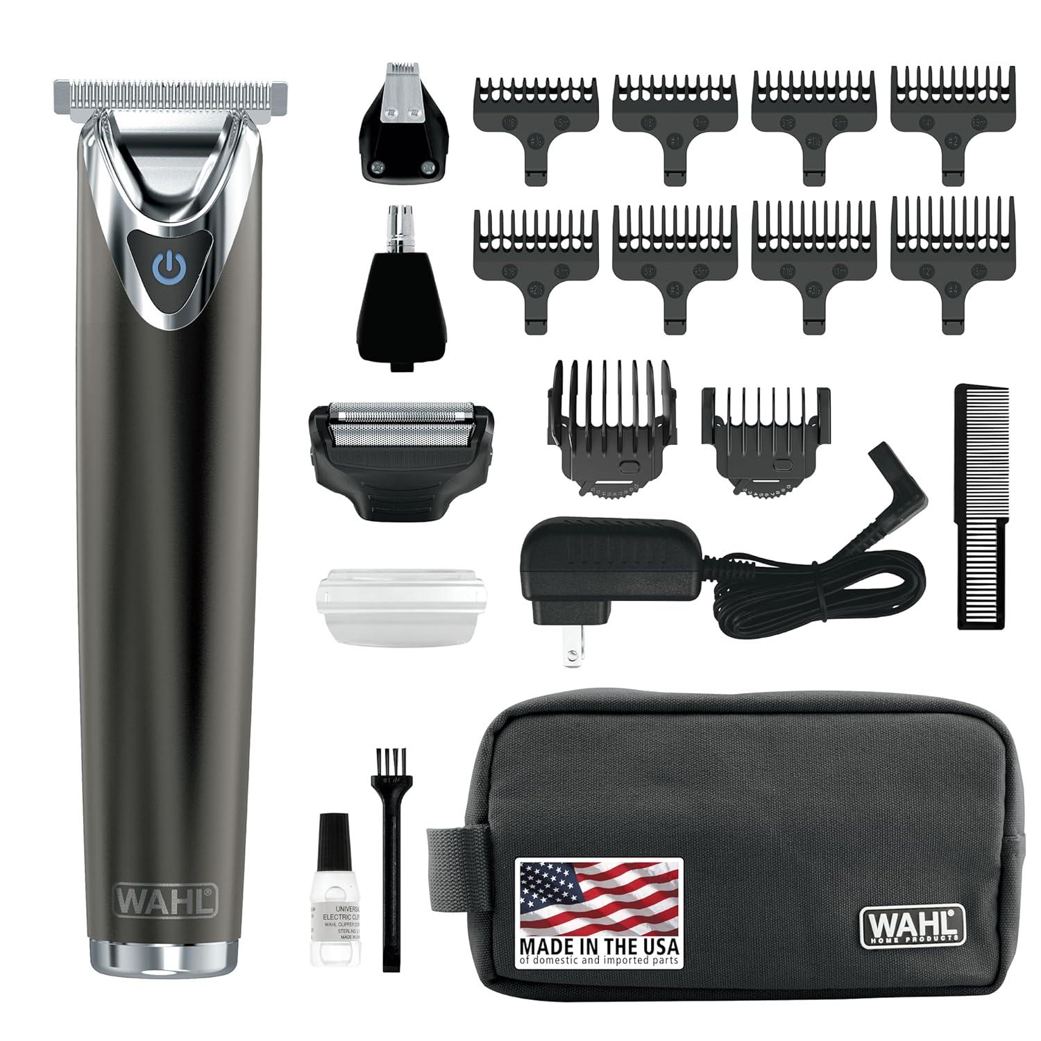 Compare Lithium Rechargeable Trimmer Tests Perfection...All-in-One Grooming kit (Men's Shaver) Fight
