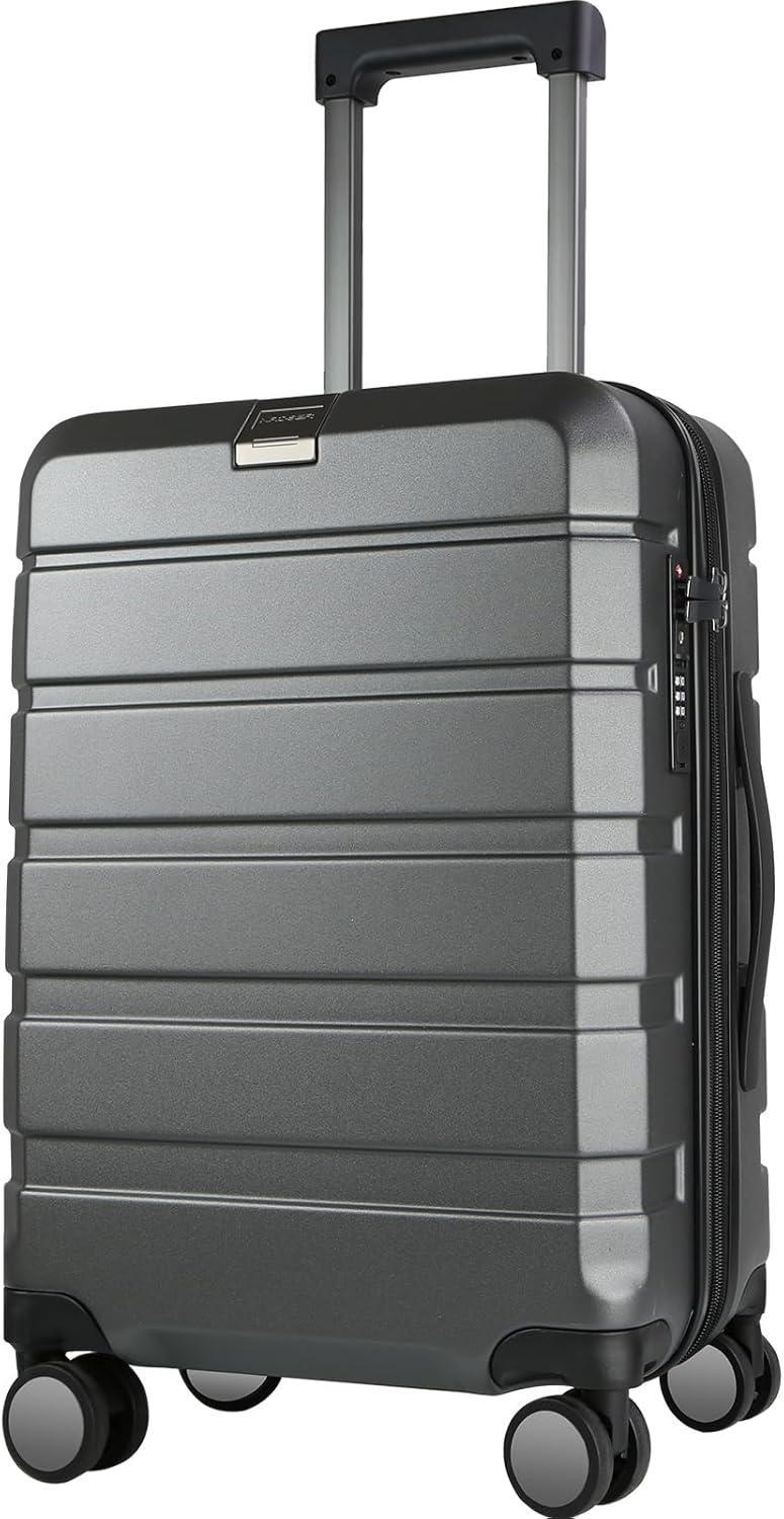 Expandable Luggage Showdown: Spinner, TSA Lock, USB In Durable Grey... Real-World Compared