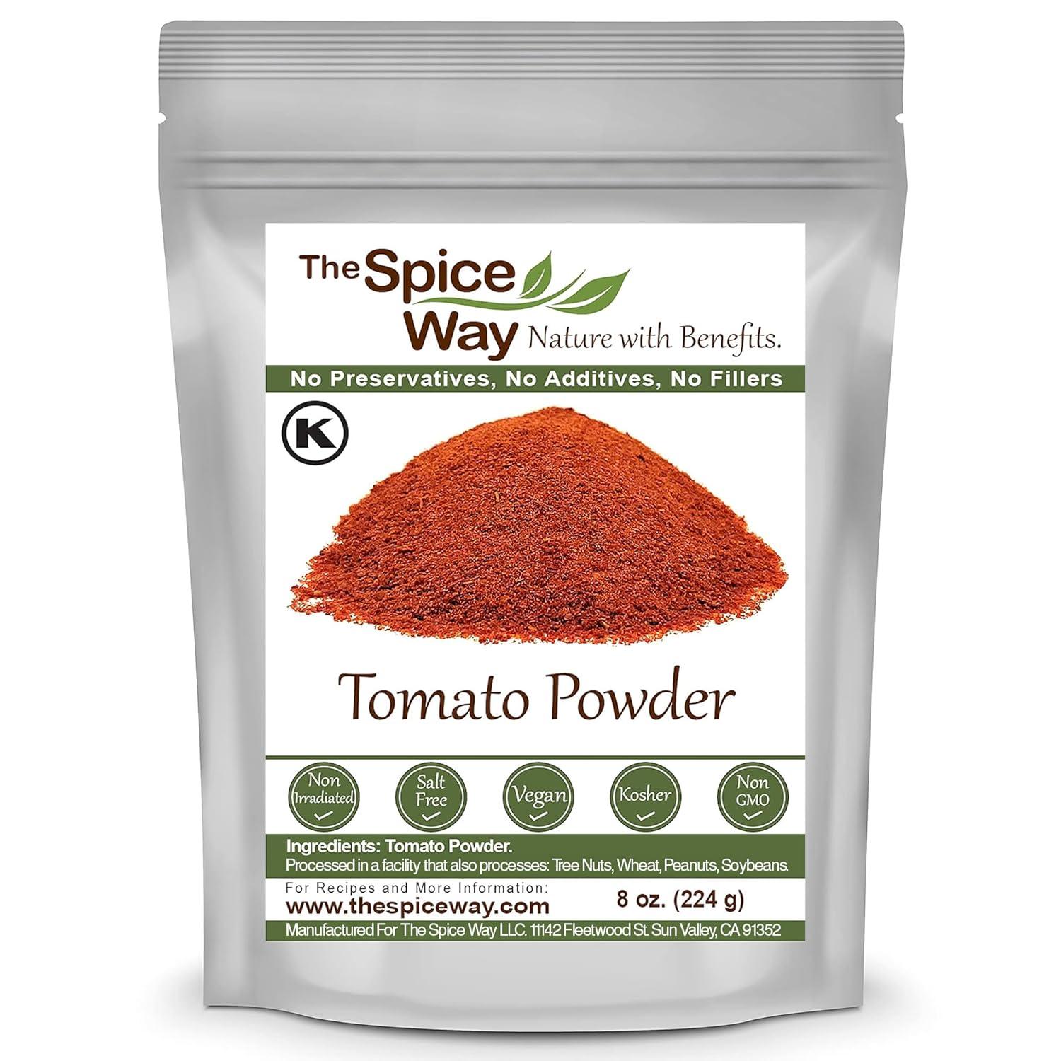 Spice Way Tomato Powder: Tested Versus Fresh, Dried Charm