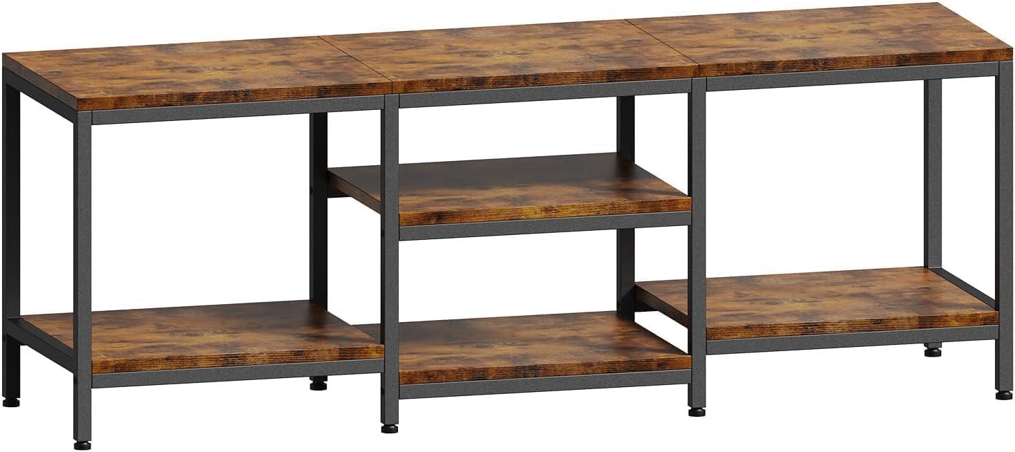65-Inch TV Stand Compared: Industrial Shelving, Tested Living Room Fit