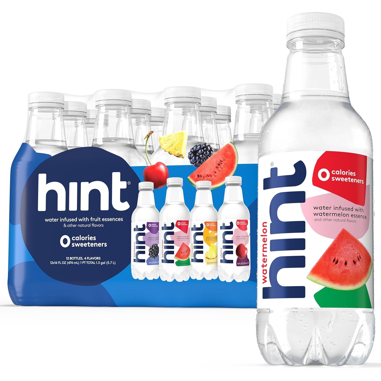WatermelonBerryCherryPineapple Hint Water Showdown: tested, zero sugar, plus TASTE... Perfect pack for health Seekers!