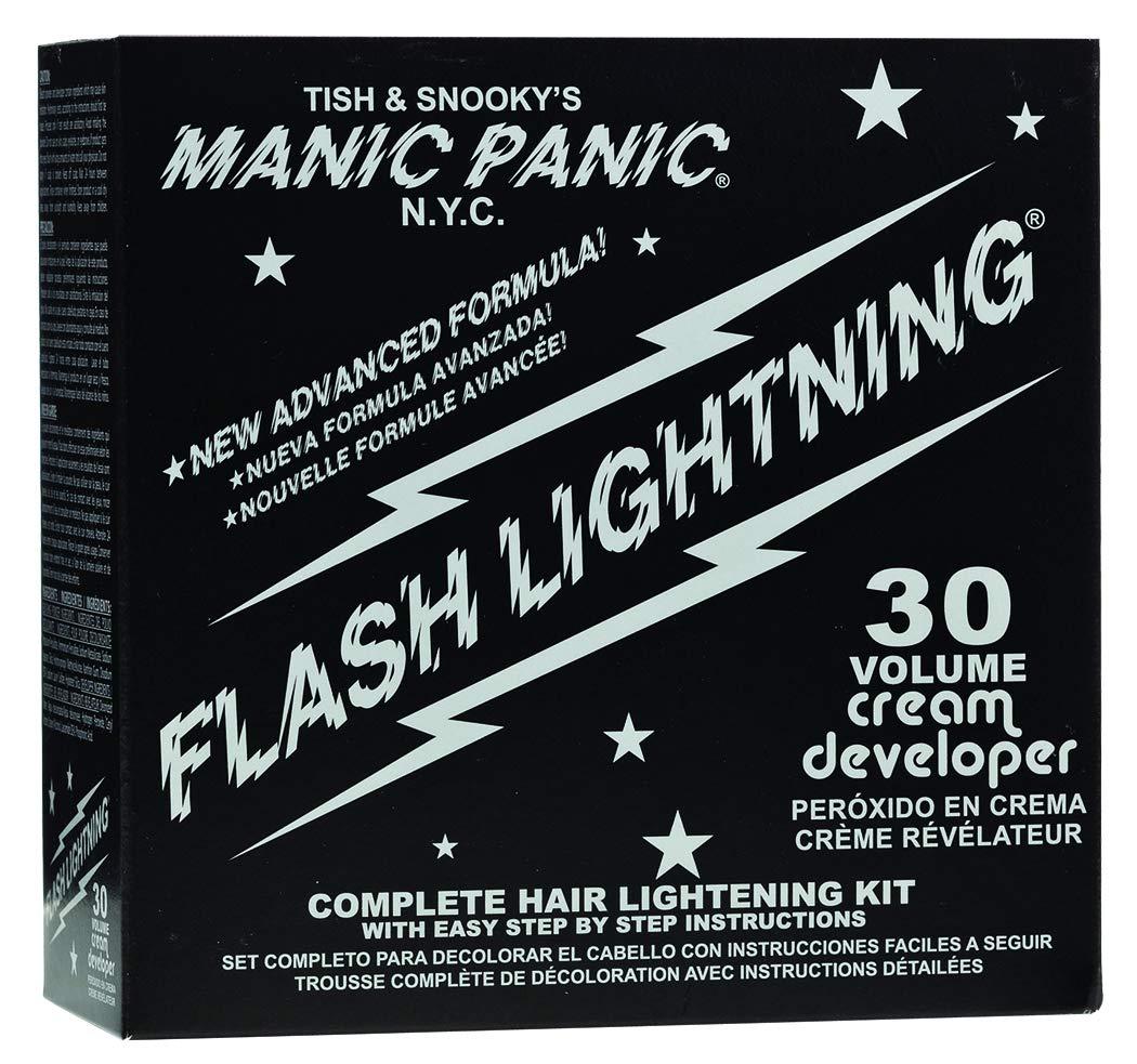 Manic Panic Flash Lightning: Vegan Brightening Versus Natural Insights... Lightens Up To 5 Levels!