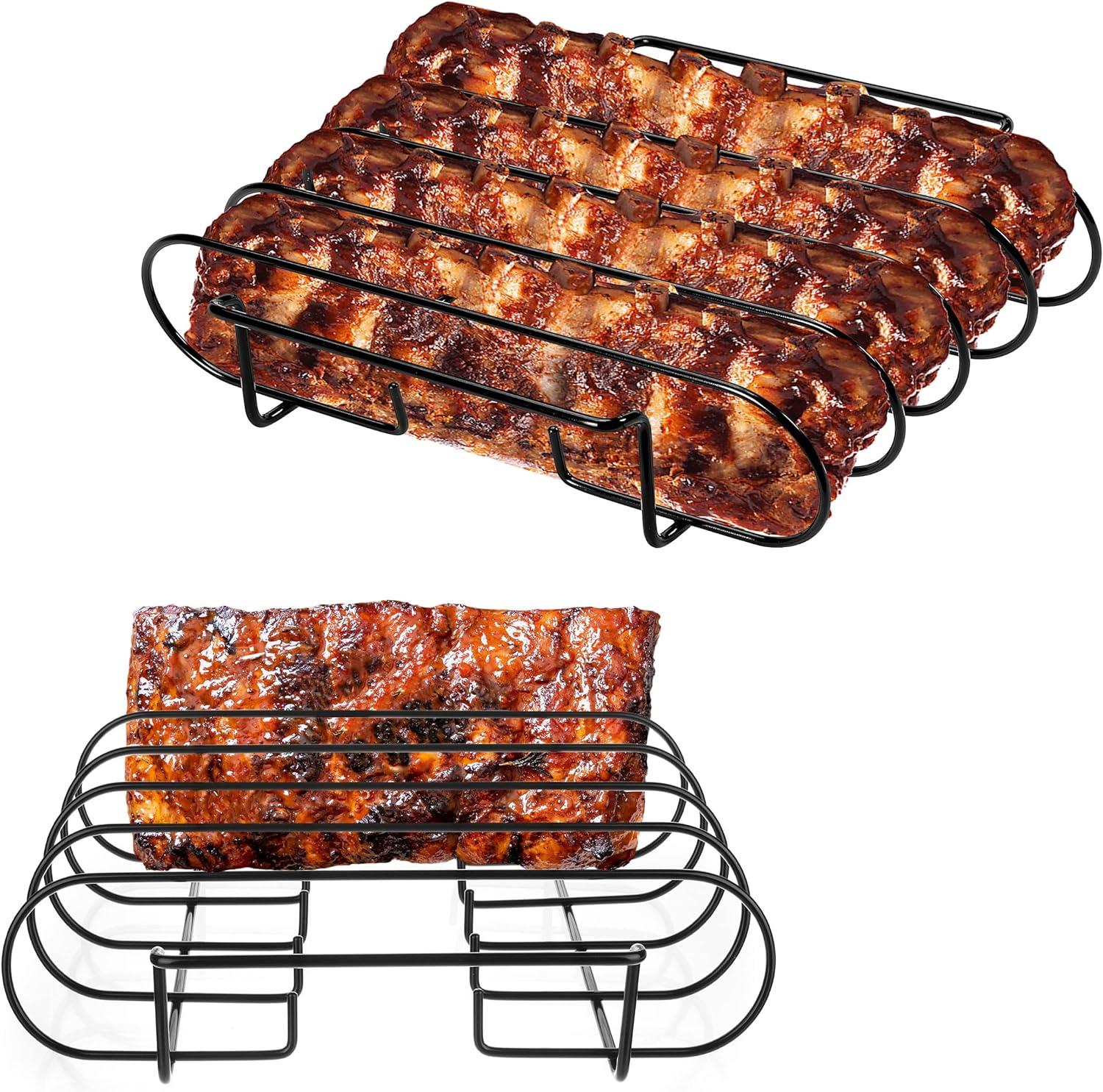 Rib Rack Showdown: Nonstick Versus Stainless, Tested For Grillers... Big Benefit!