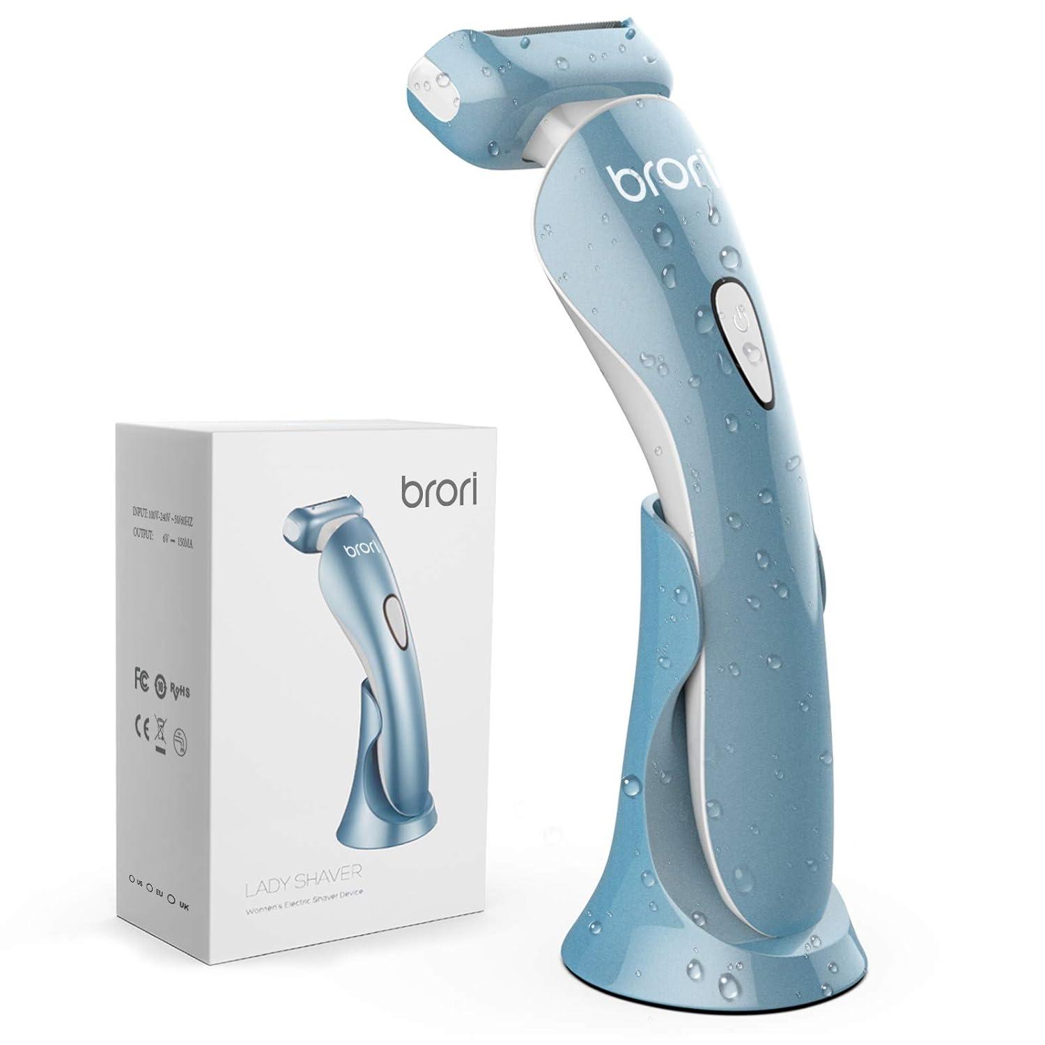 Brori Electric Razor Showdown: Wet/Dry, LED Trimmer Compared for Painless Bikini Care