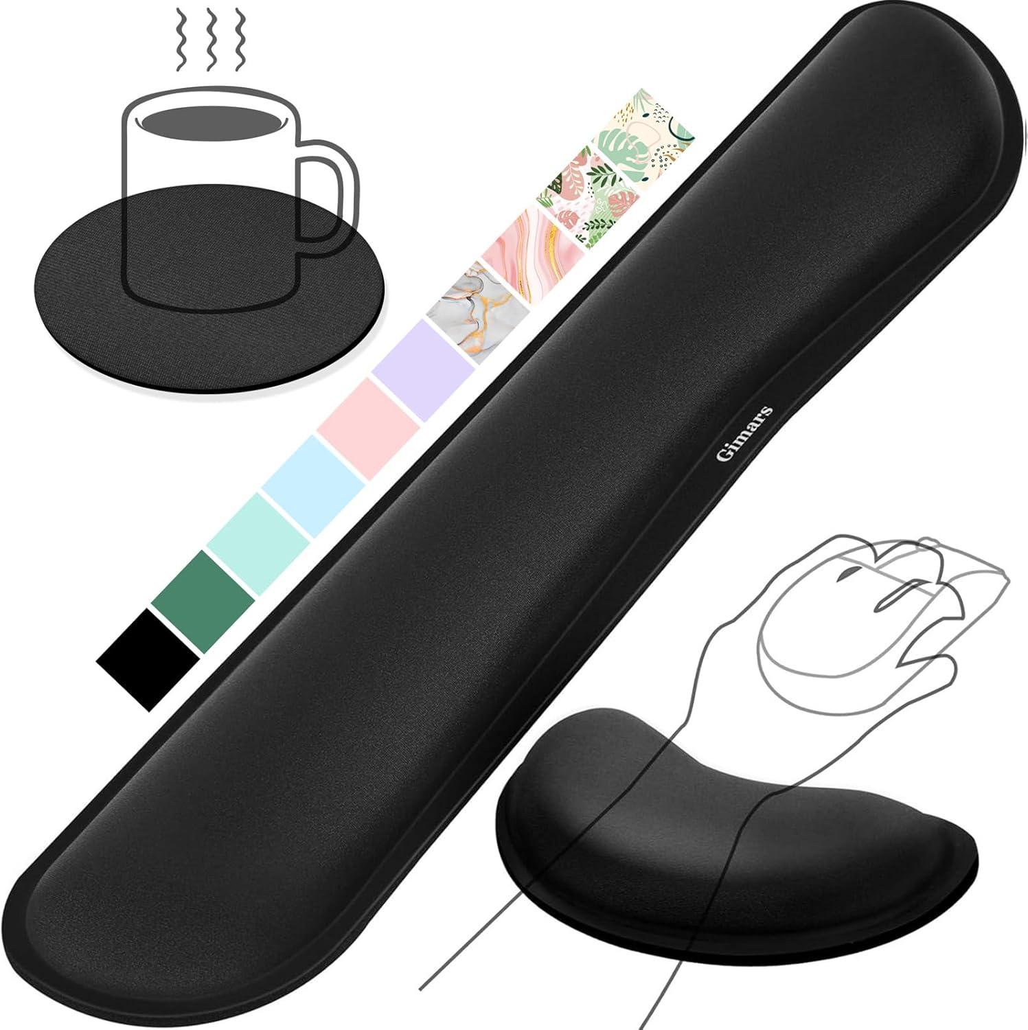 Ergo tested vs. Gel Pain Relief: Surprising insight in office typing... Black keyboard rest showdown!