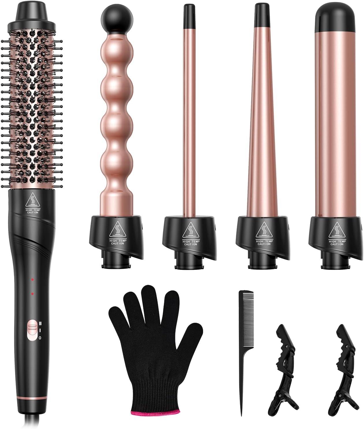Curly Wonders: Heat brush set, 4 barrels, fast vs. curling wand... tested!