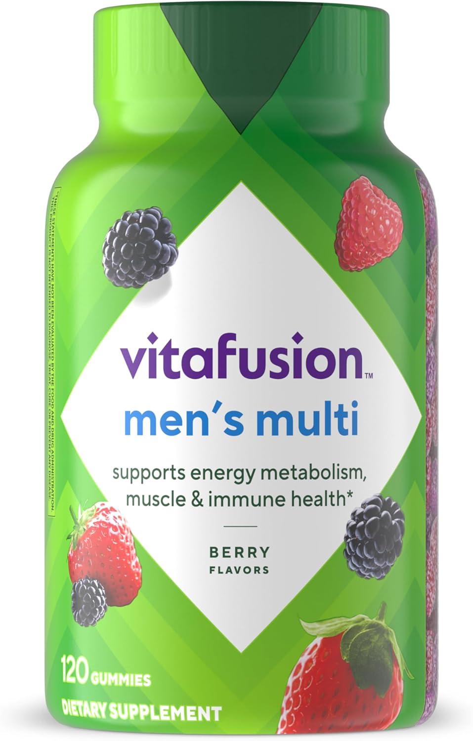 Vitafusion Men’s Gummy Vitamins Tested: Berry vibe, 120 count… surprising benefits on tap!