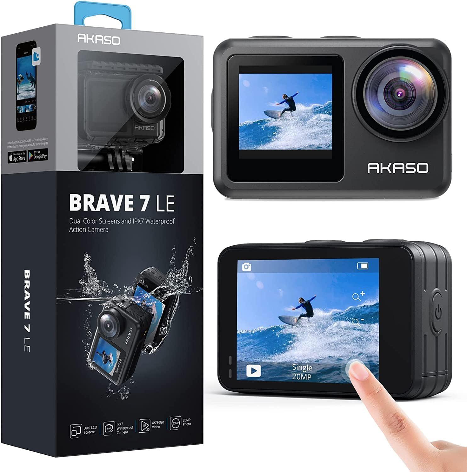AKASO Brave 7 LE Tested: 131-Foot Dive with 2X 1350mAh Battery Life