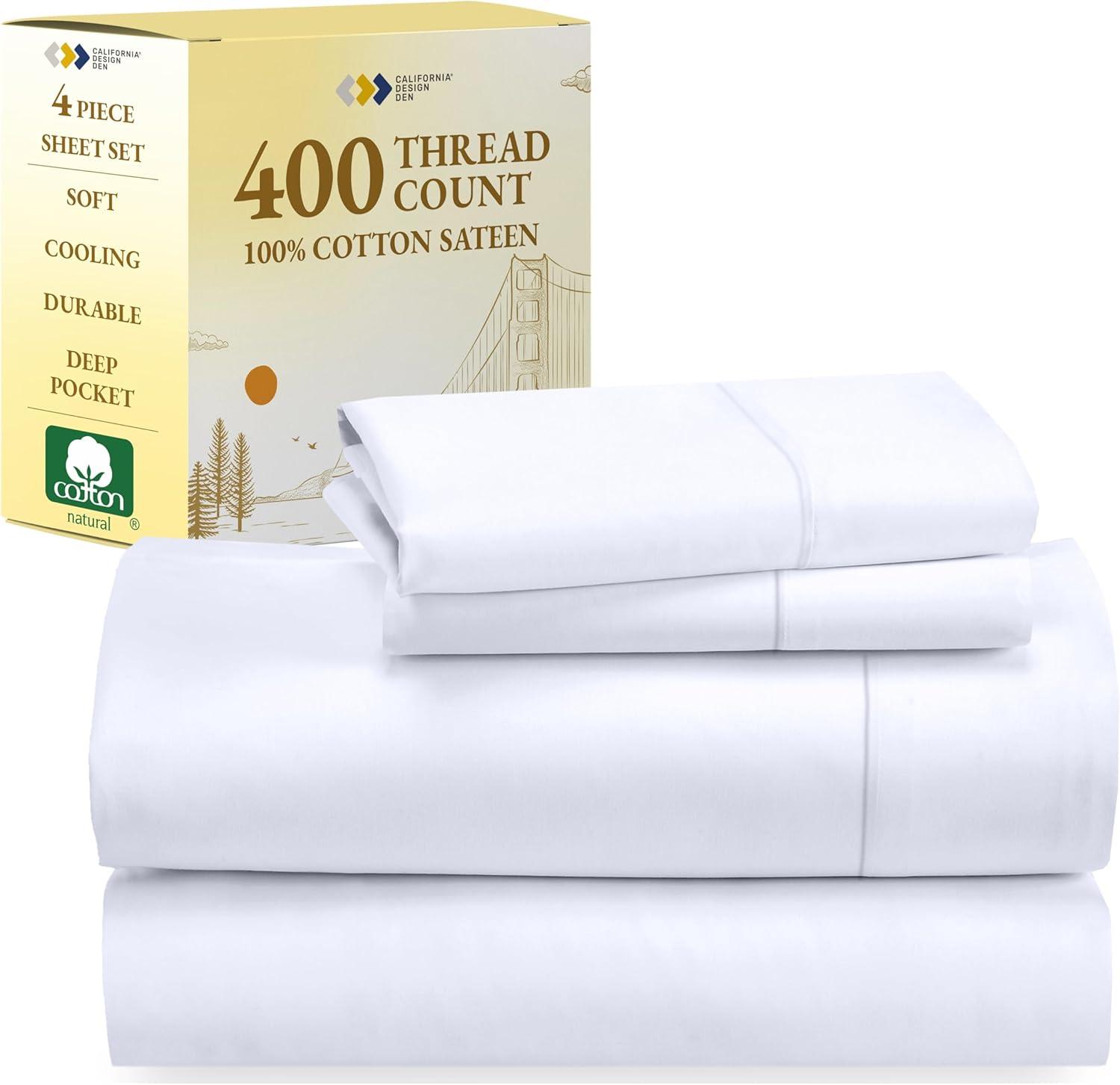 California Sheets: 400 TC Tested vs. Deep Pockets... (Snug Fit)