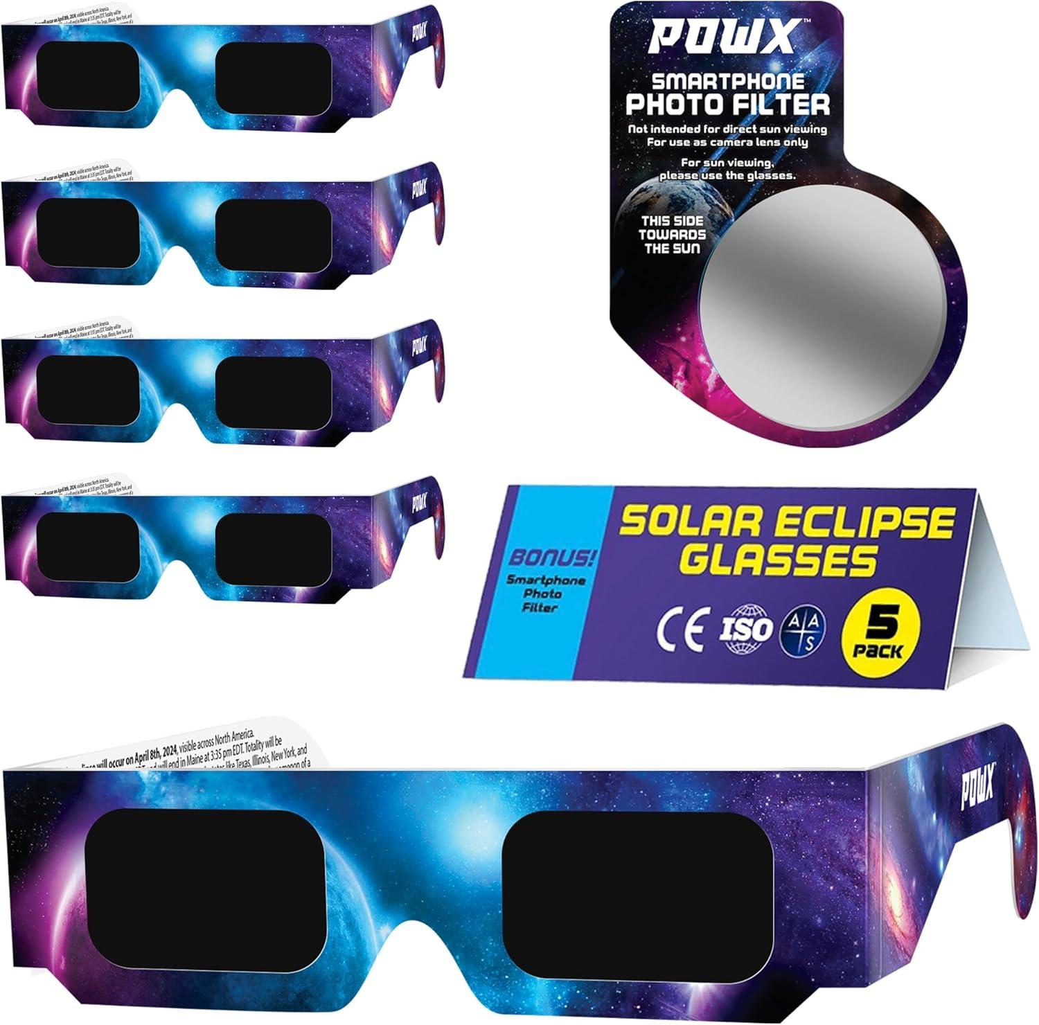 2024 Solar Eclipse Showdown: AAS-Approved 5-Pack Goggles… vs CE/ISO Certified Gear (Bonus Phone Filter)