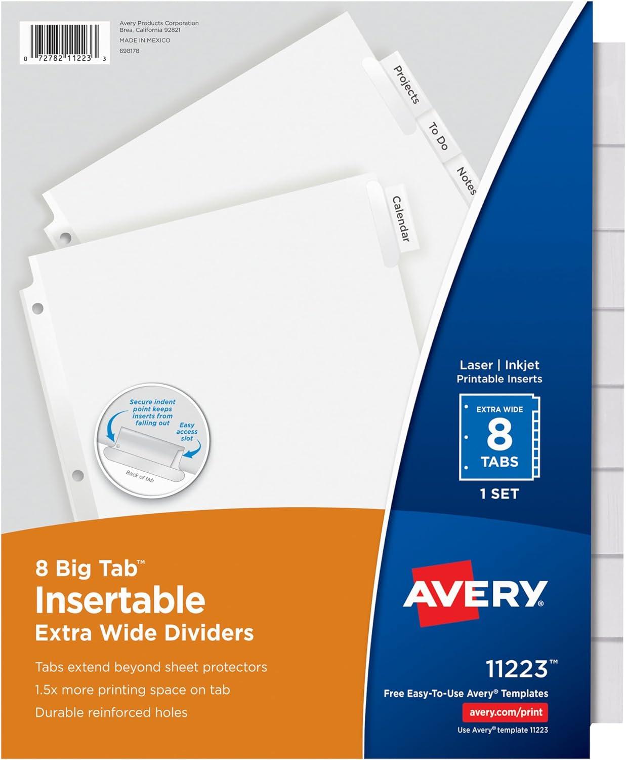 Avery 4-Tab Dividers Tested: No More Torn Pages!