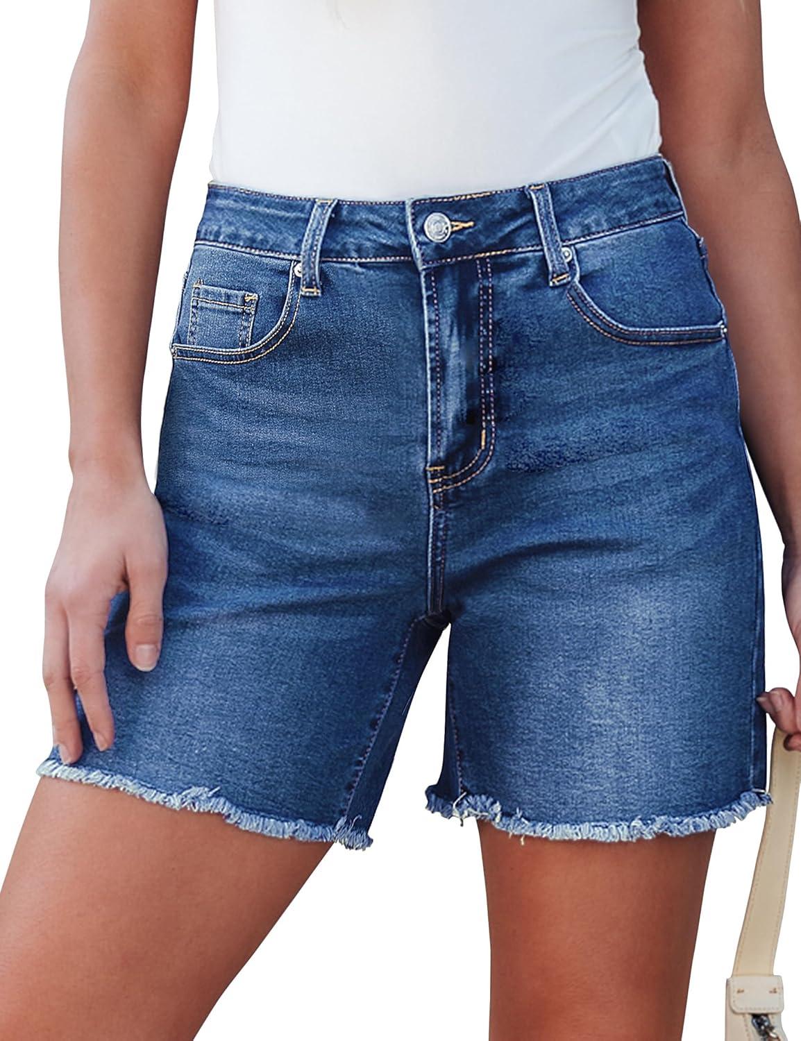Tested Comfort: Curvy, Ripped, & High Waisted Jean Shorts for Women's Summer