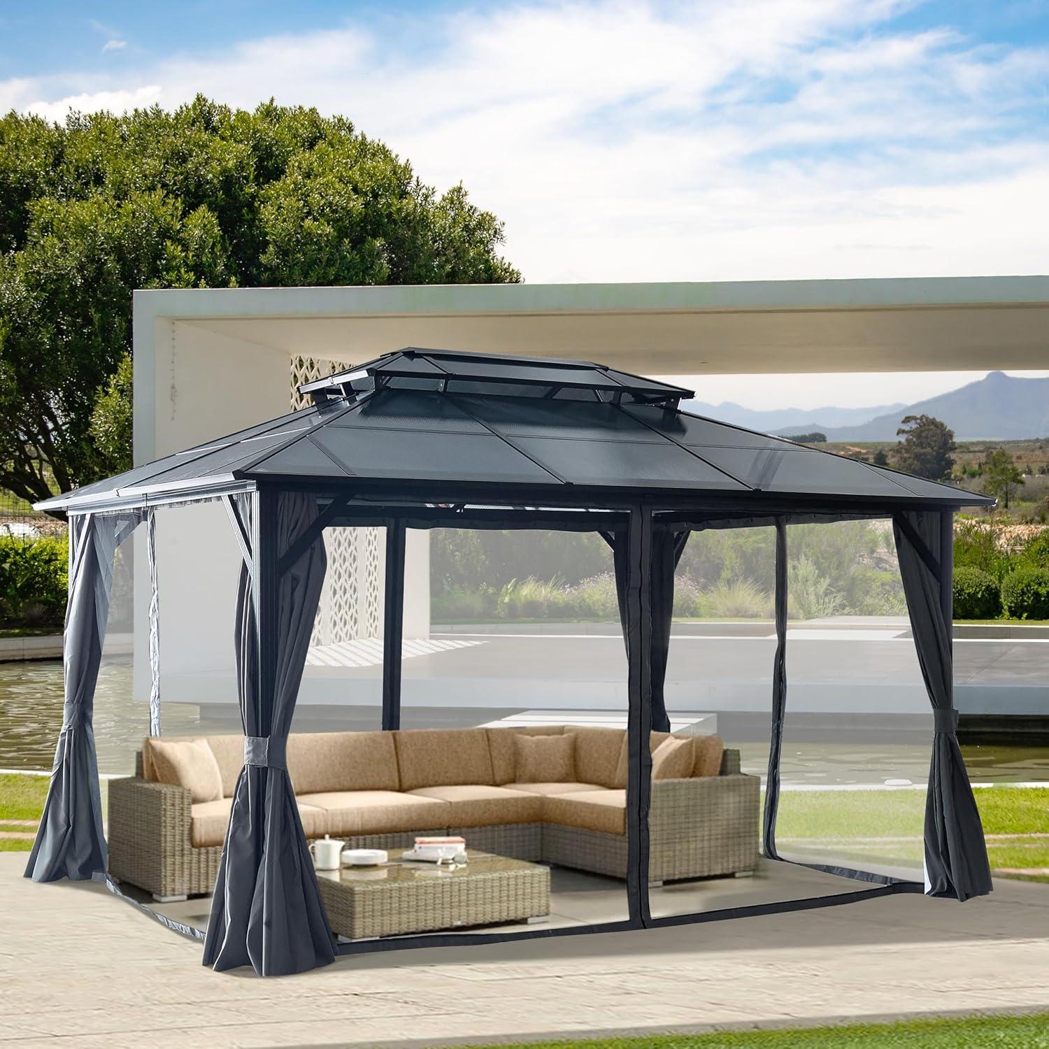 Gazebos with Double Canopies: Surprising Insight on UV Protection & Lamp Use