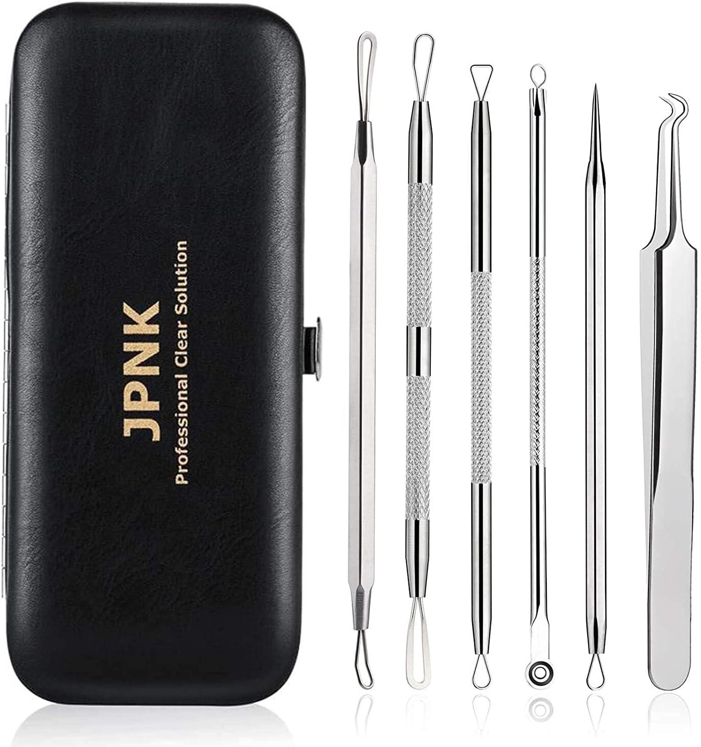 JPNK Blackhead Remover: 6-Pc & Leather Bag... Surprising Skincare Benefit?
