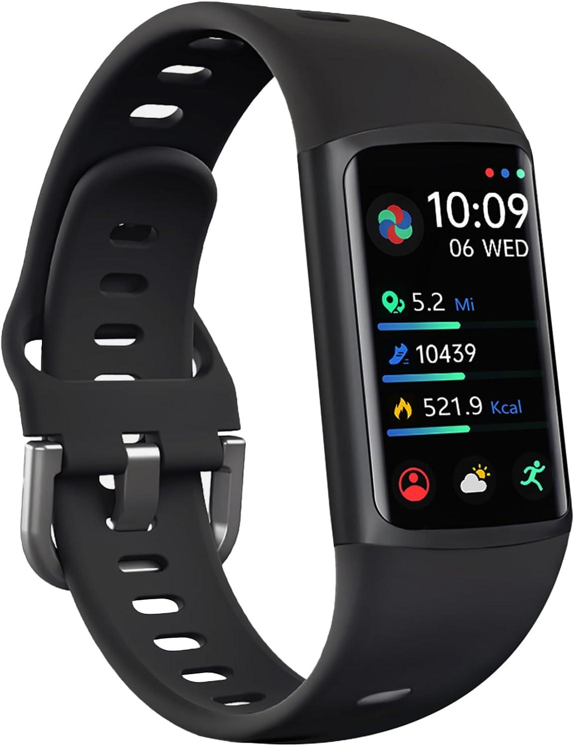 FITVII FINO 2 Slim Fitness Tracker Tested for Blood Oxygen, Sleep, & IP68 Waterproof in 2024
