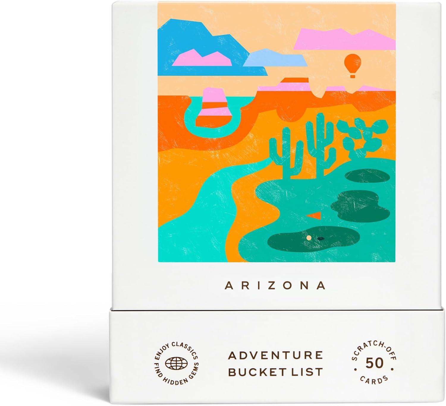 Arizona Adventure Bucket List: 50 Scratch-Off Cards - Surprising Travel Guide Insight for Exploring