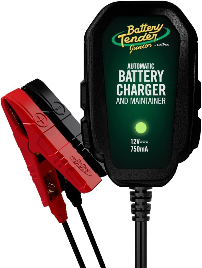 Battery Tender Junior 12V vs. Trickle Chargers: Auto Adjust for Powersports - 750mA Tested in Storage