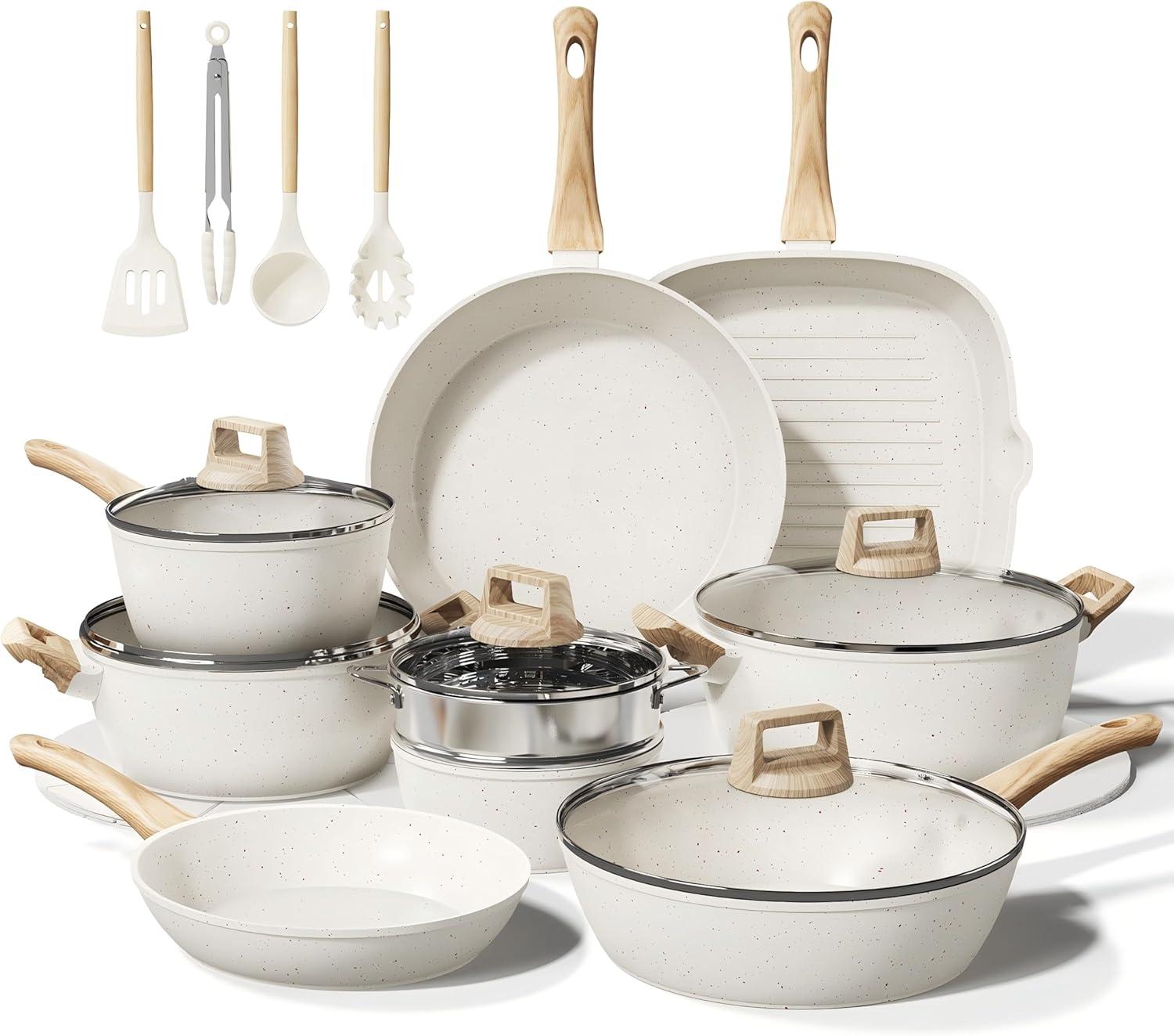 Non-Stick, Induction-Ready, & PFAS-Free Cookware Set: Surprising Safety Tested