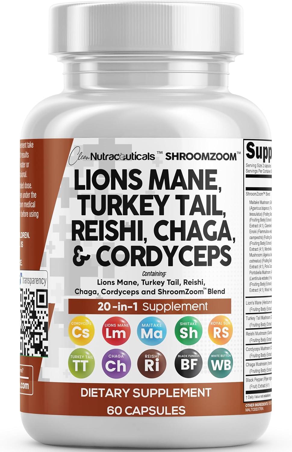 Showdown: 20in1 Lion's Mane vs. Turkey Tail's Immune Boost - Surprising PS
