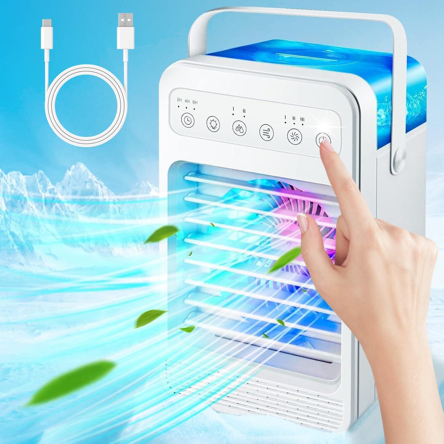 Portable AC vs Evaporative Cooler: 4-Speeds vs 2 Cool Mist - Tested for Summer Efficiency
