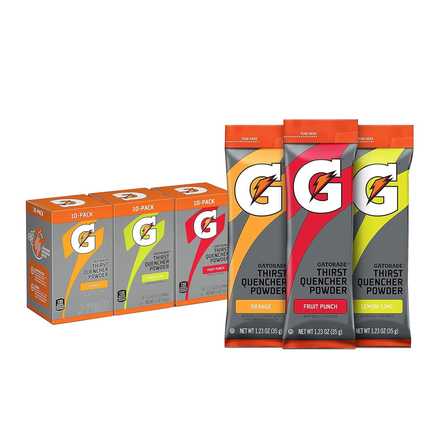 Showdown: Gatorade Powder Sticks' 3 Flavor Variety... (30 Pack) for Active Hydration?