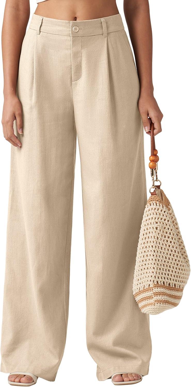Women's Pants Showdown: Comparing Hooever's Natural Wrinkles, Willit's Side Pockets, Feiersi's Straight Fit for Seasonal Comfort