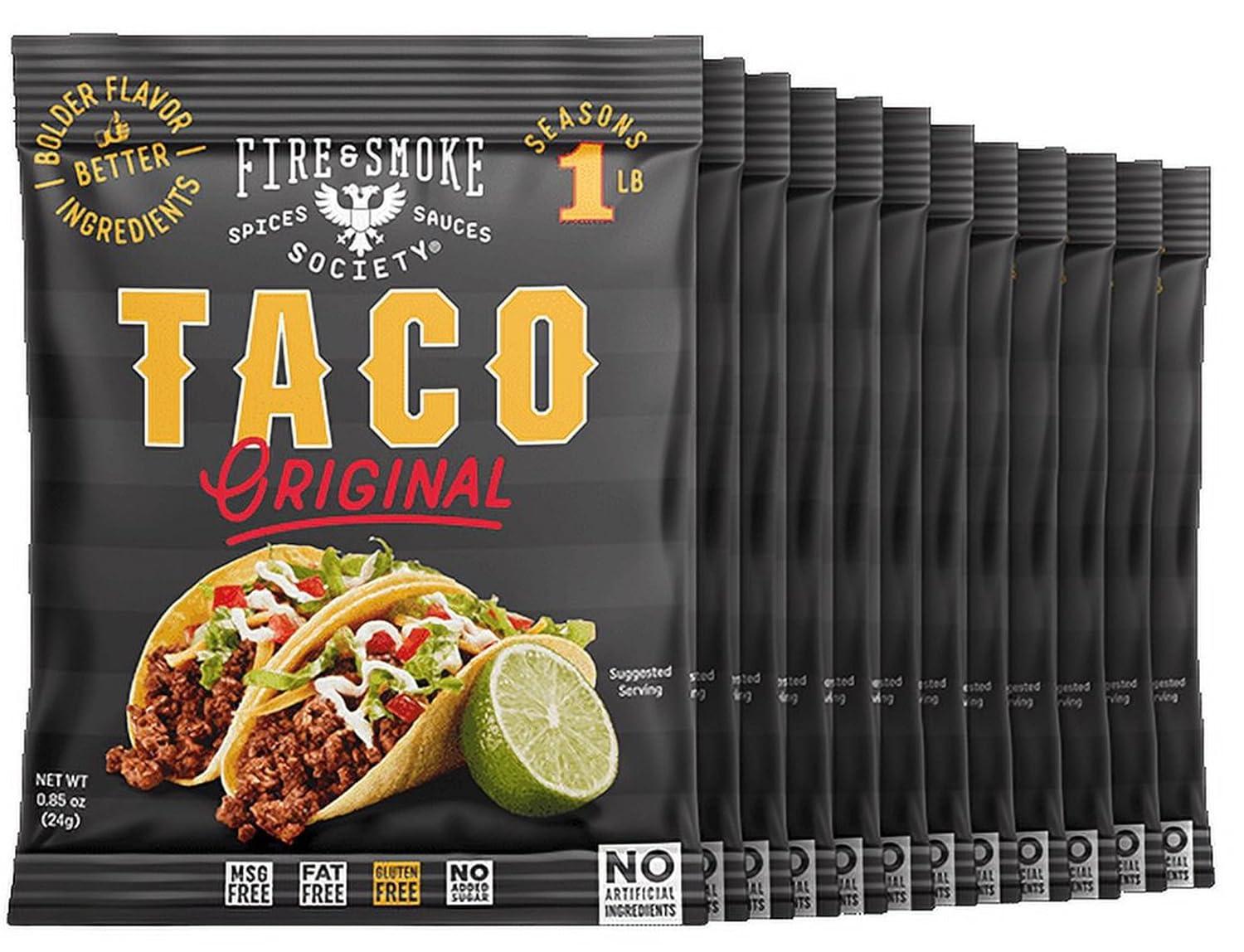 Fire & Smoke's 12-Pack: Surprising Carnitas & Fajitas Mexican Seasoning Boost
