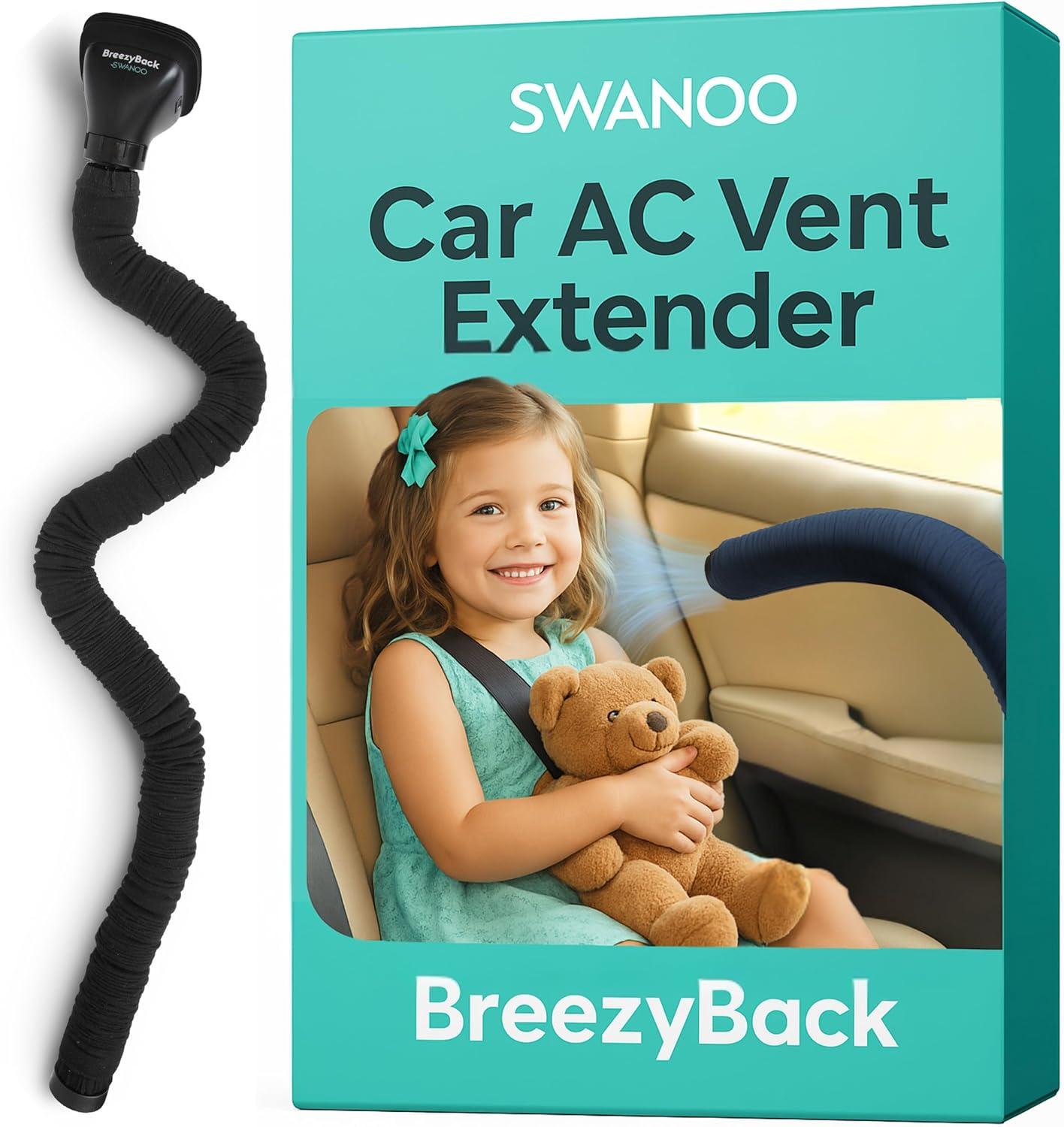 Swanoo Vent Extender vs BreezyBack: 10ft Extension? Universal Fit Tested for Backseat Comfort