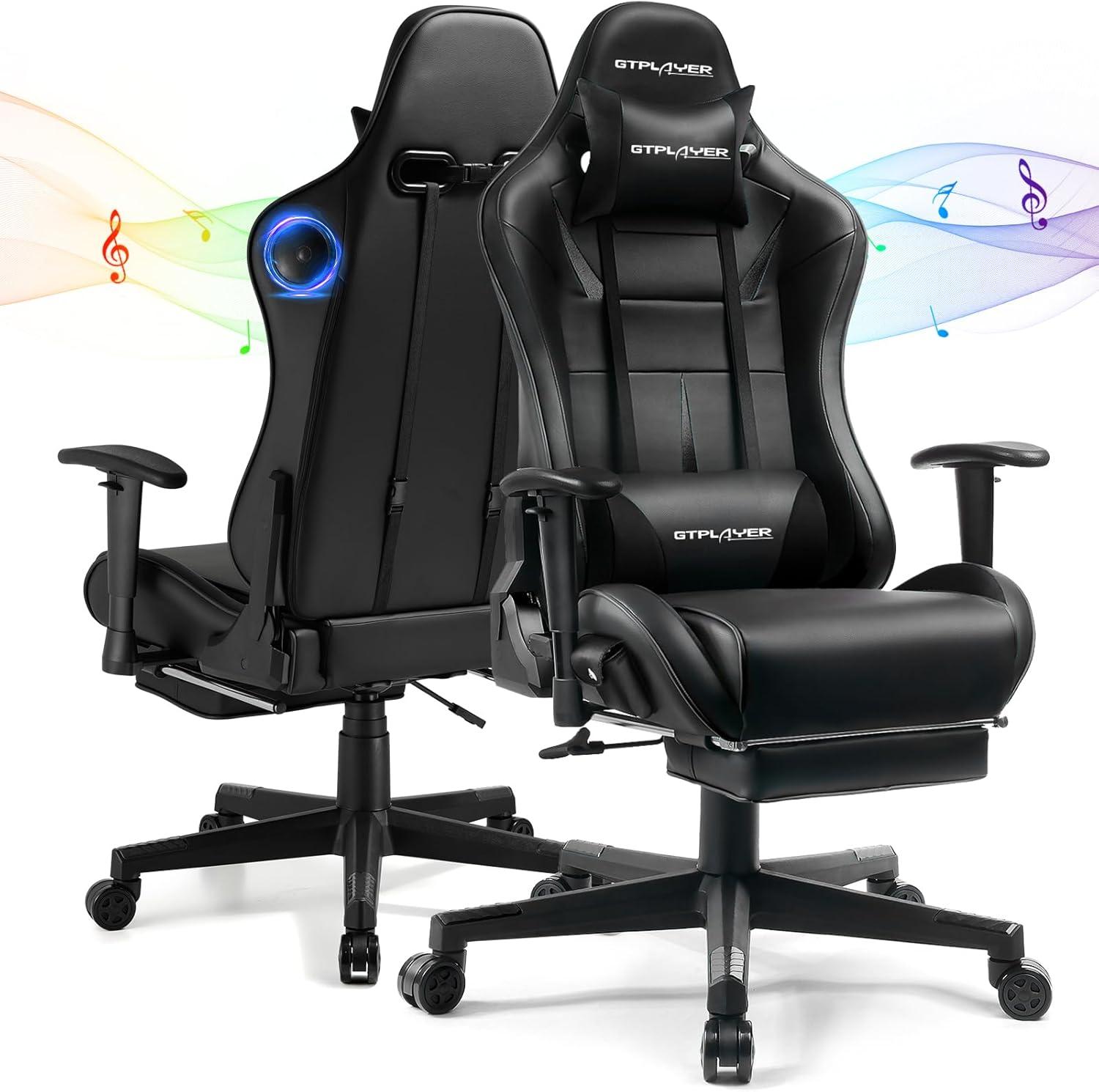 GTRacing vs GTPLAYER: Surprising speakers & footrest for gaming chair buyers