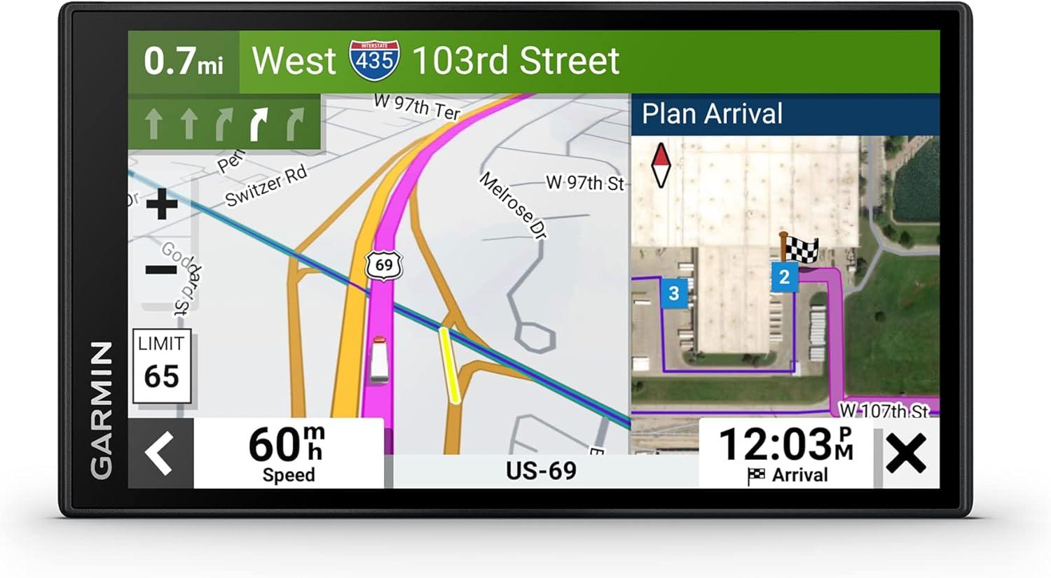 Garmin OTR610 GPS Truck Showdown: Large, Custom, Surprising Clarity, Easy Read, Service Directory