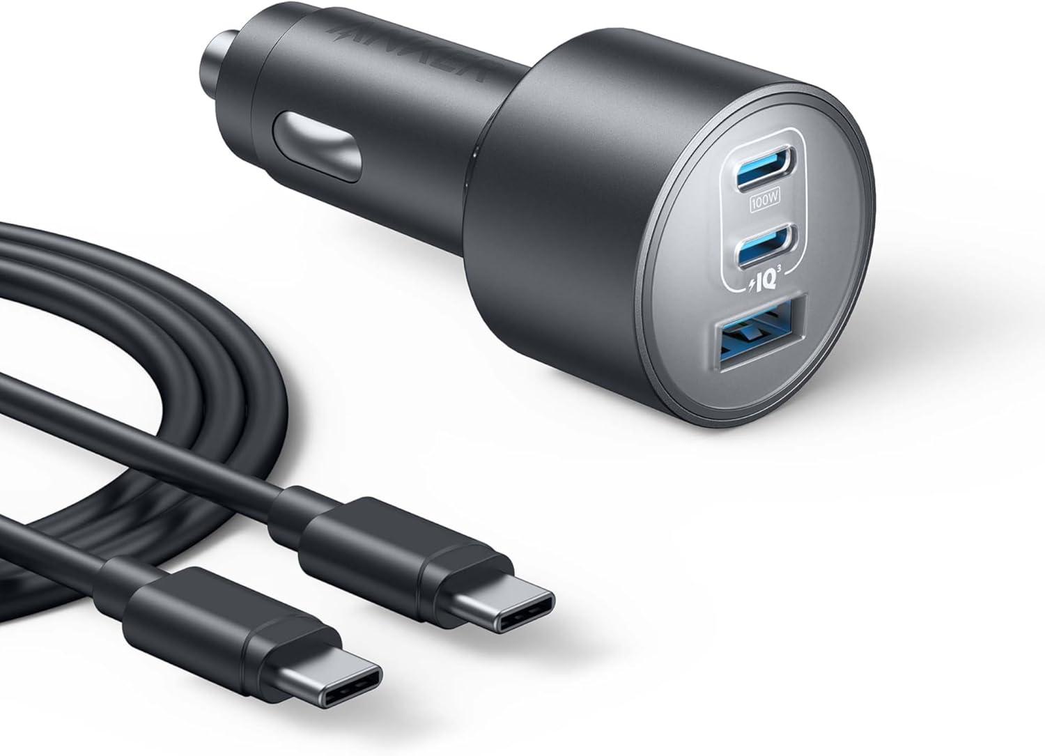Anker iPhone 16 USB-C Car Charger Showdown: 167.5W Power, 3-Port Compact, Multi-Device Compatibility