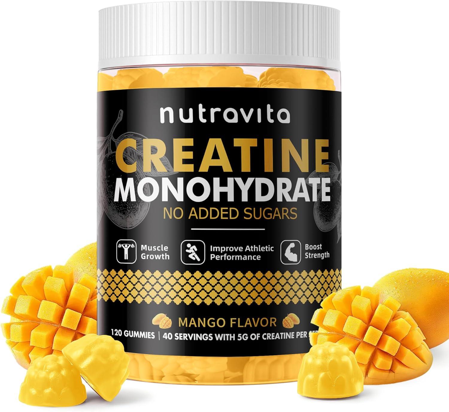 Creatine Gummies Showdown: 5g Per Serving vs. Vegan Mango Flavor (No Guilt)