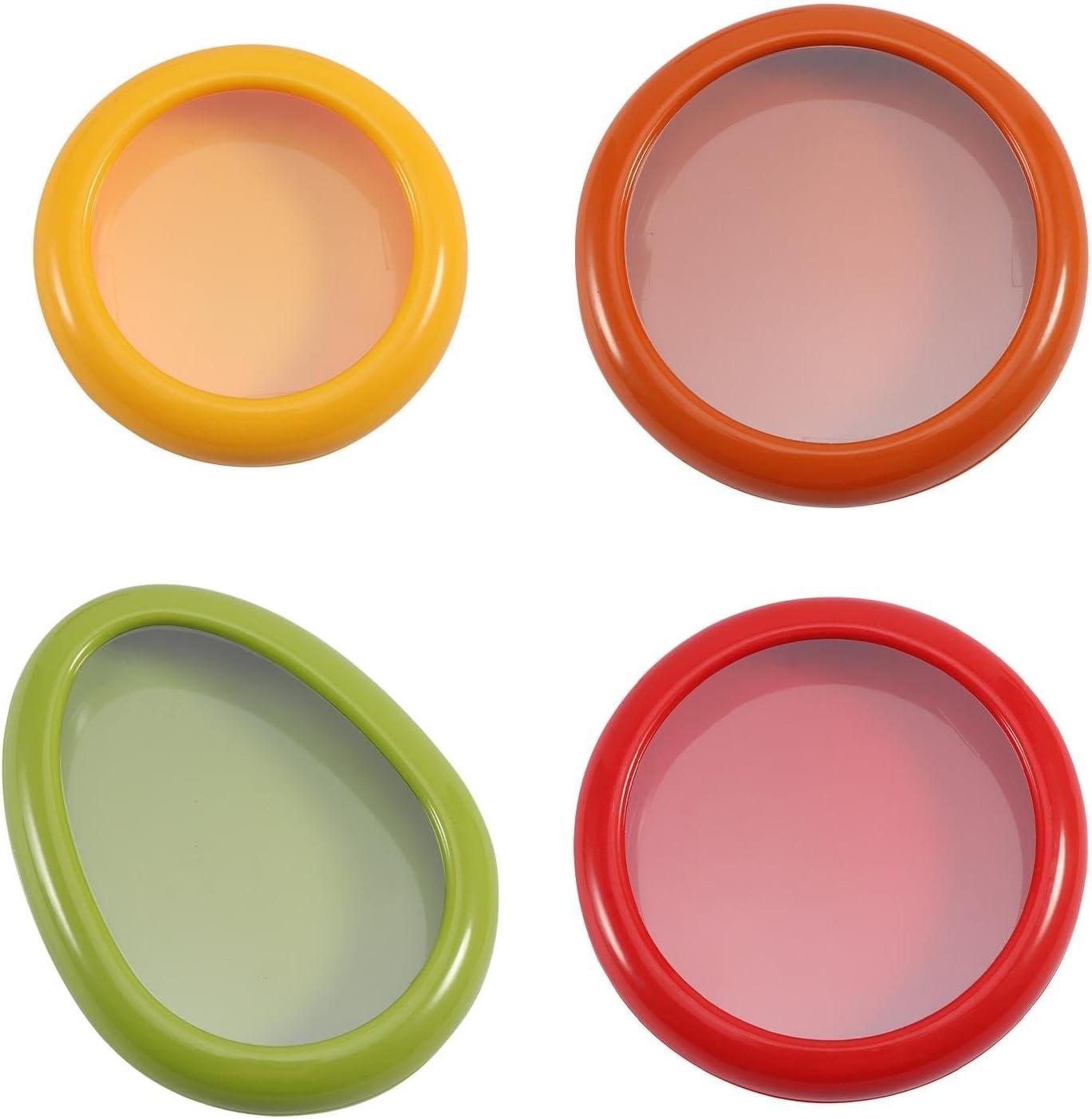 Silicone Box, Avocado-Saver, Tomato Holder & Onion Jar: Tested for Fridge, Fresh Stretch, Upright & Airtight