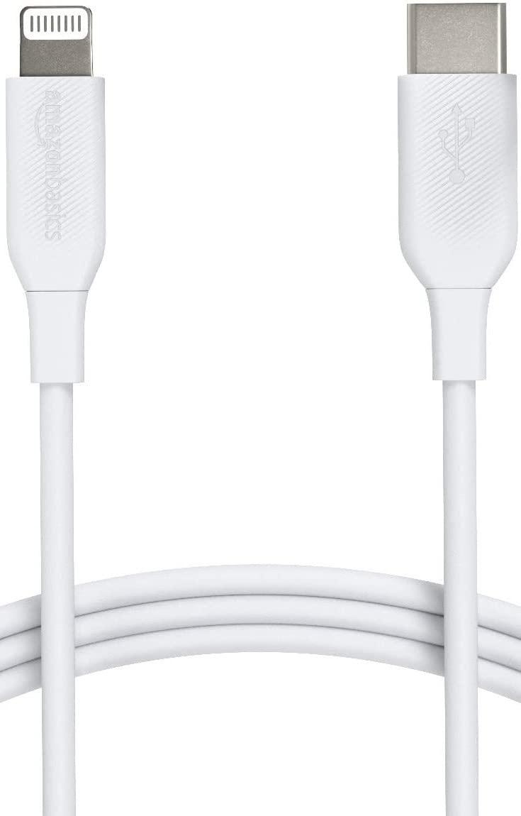Amazon Basics Lightning Cable: 6-Foot Tested (MFi Certified, White, Surprising Value)