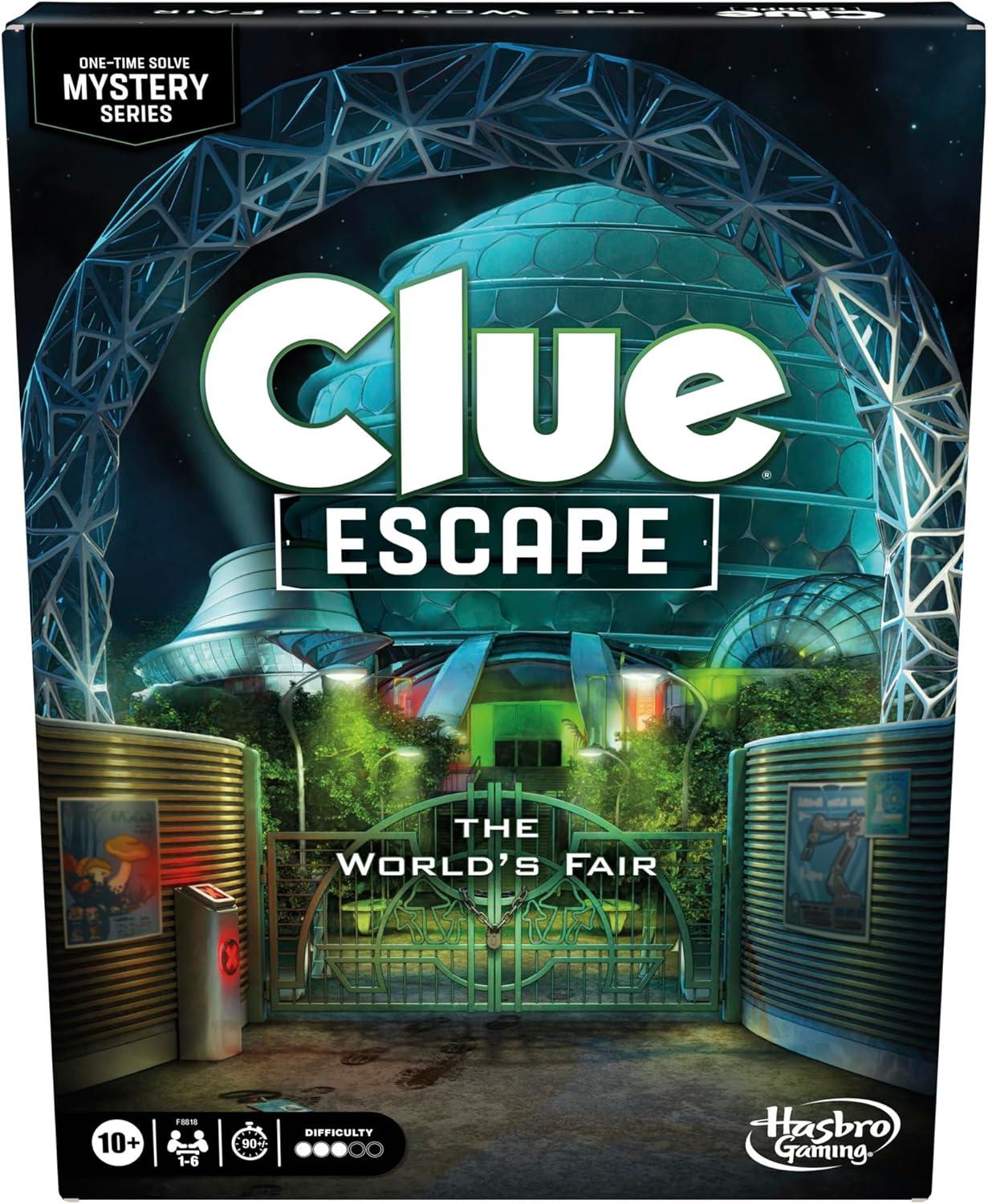 Clue Escape: World's Fair Board Game vs. Family Mystery Games - 1-Time Solve Tested for Fun