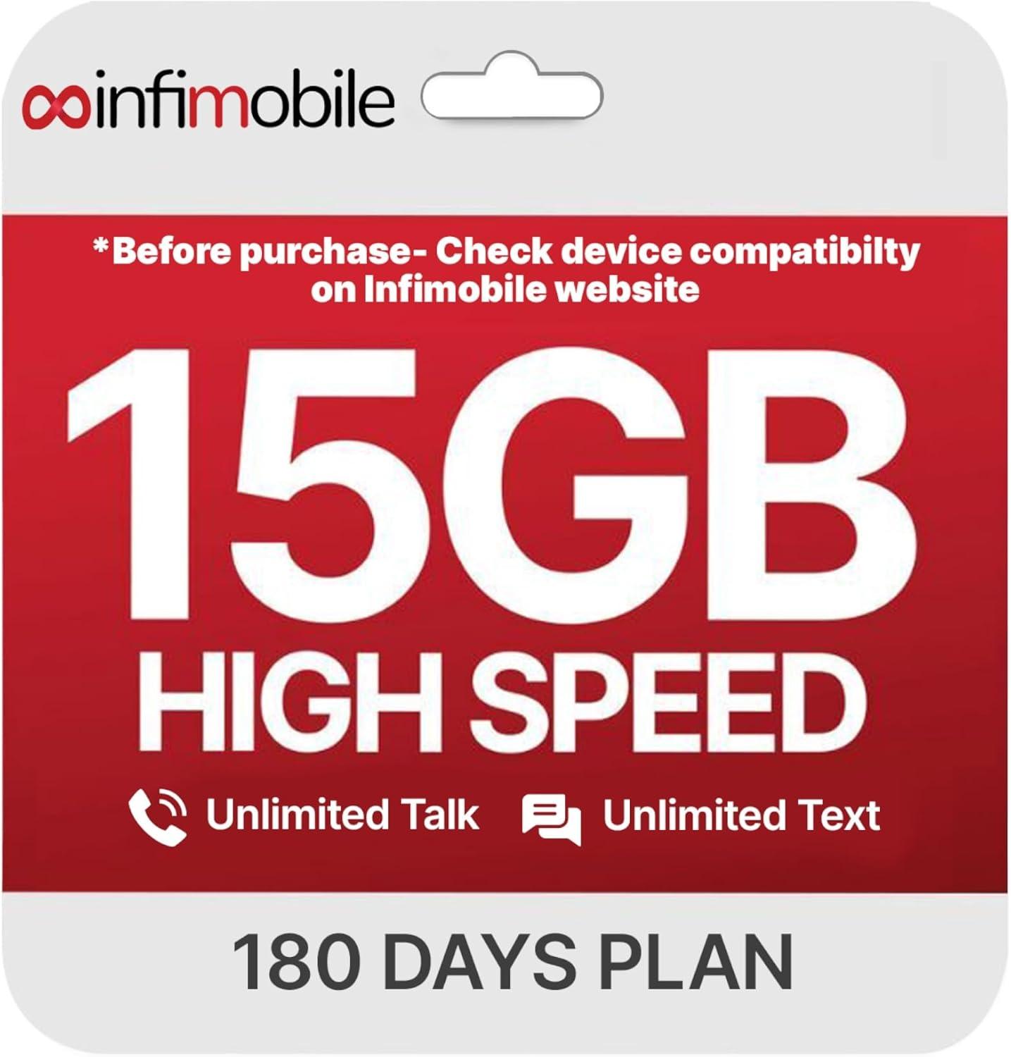 Surprising Insight: Infimobile's 6-Month Plan Offers 15GB, 5G Nationwide Coverage & Talk-Text