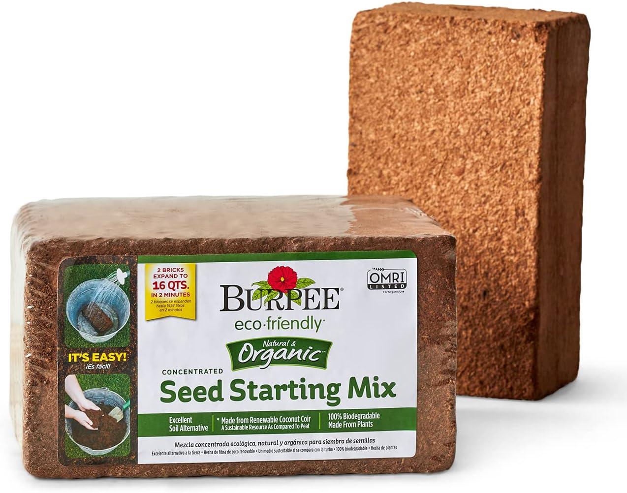 Burpee Organic Coconut Coir Seed Starting Mix Tested... Versus Peat: Eco-Friendly Surprise