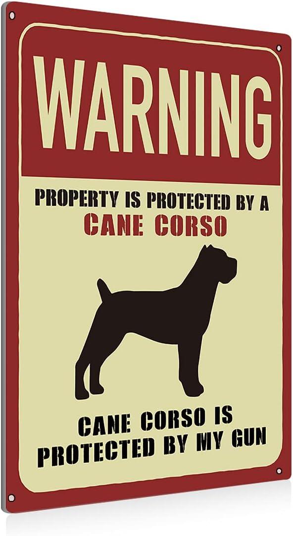 Cane Corso Dog Decor Showdown: Waterproof Stickers, Durable PVC, Easy Metal Tin Holes