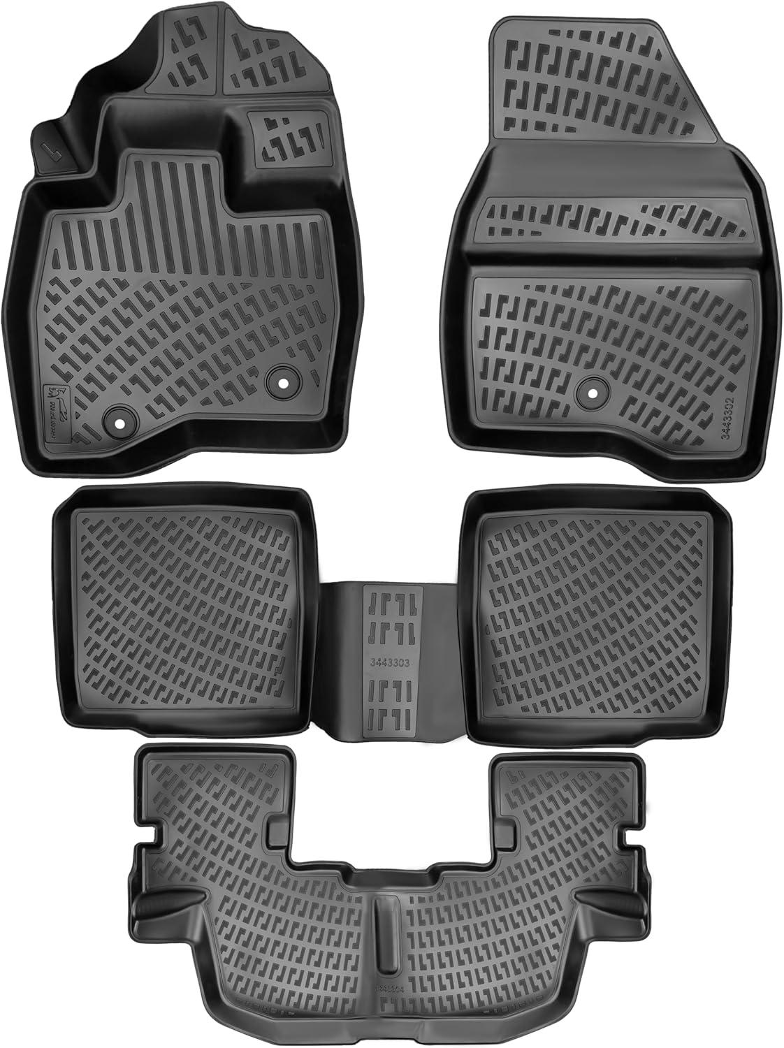 3D Laser Measured vs. Universal Fit - Airbag Tested Leatherette Mats for All Weather