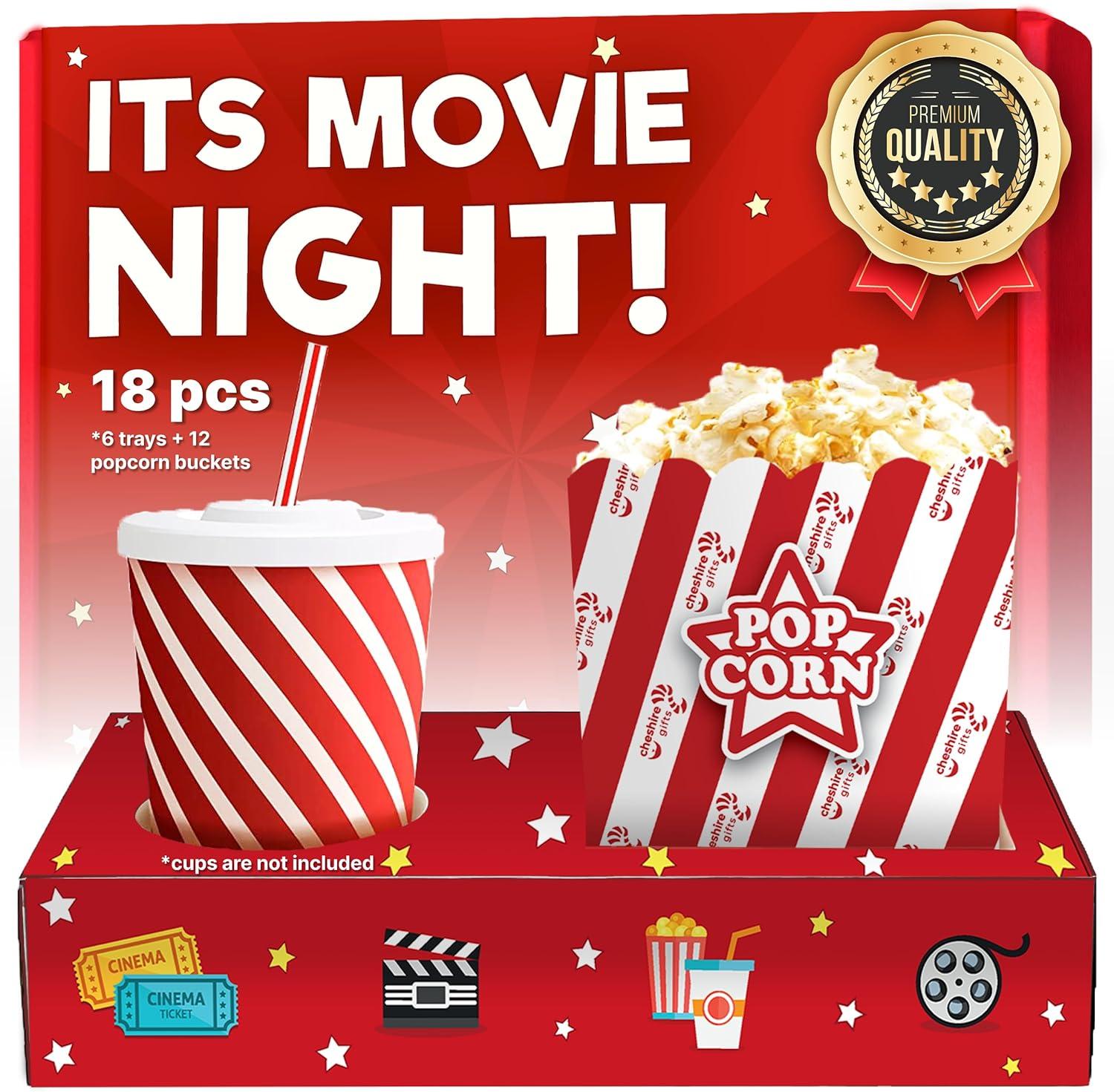 Movie Night Supplies Showdown: 12ct Popcorn Bags vs 6ct Snack Trays (Surprising Value for Family Nights?)