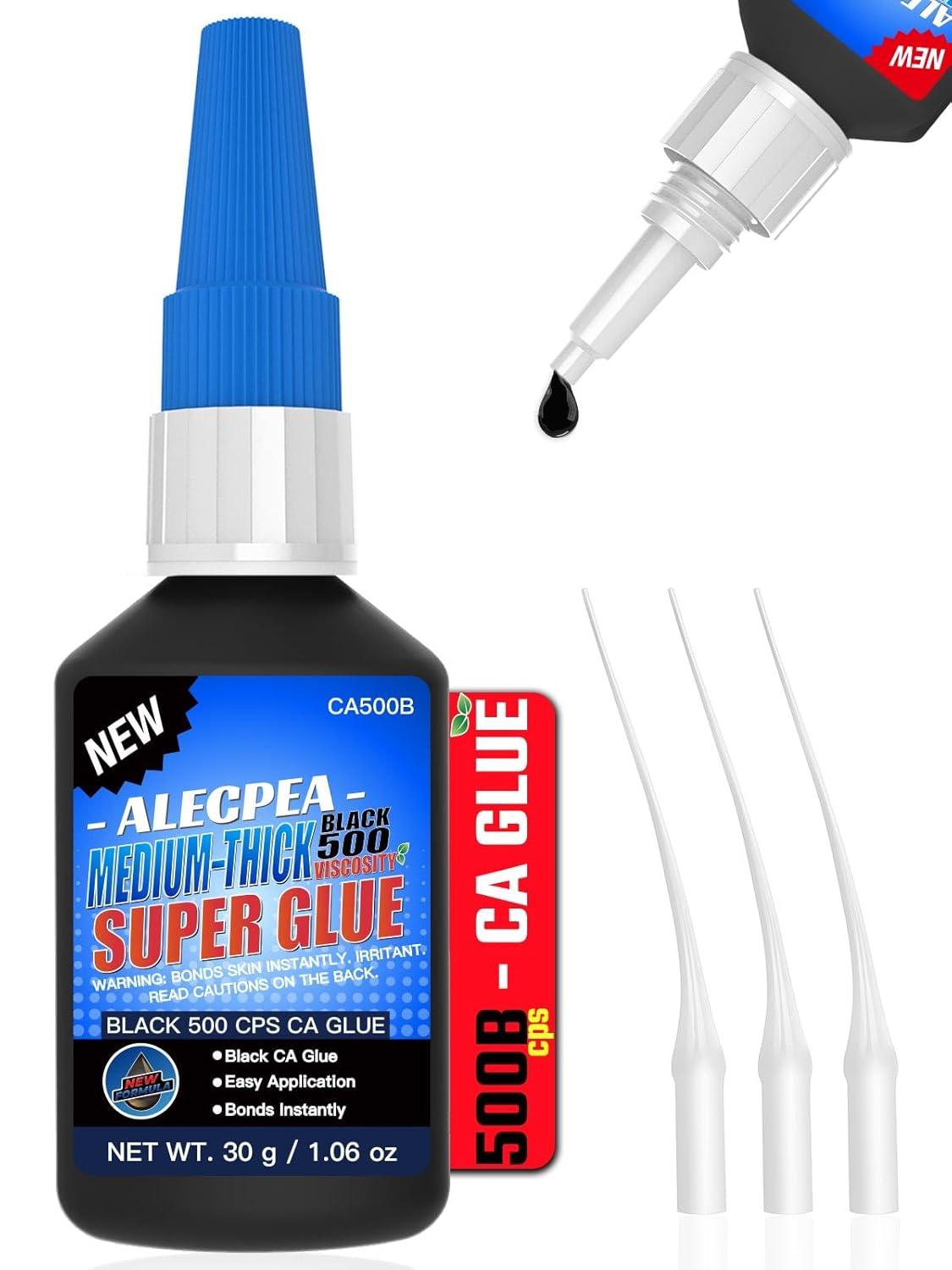 30g Black Medium-Thick CA Glue (500 CPS) Tested: Surprising Uses in Craft