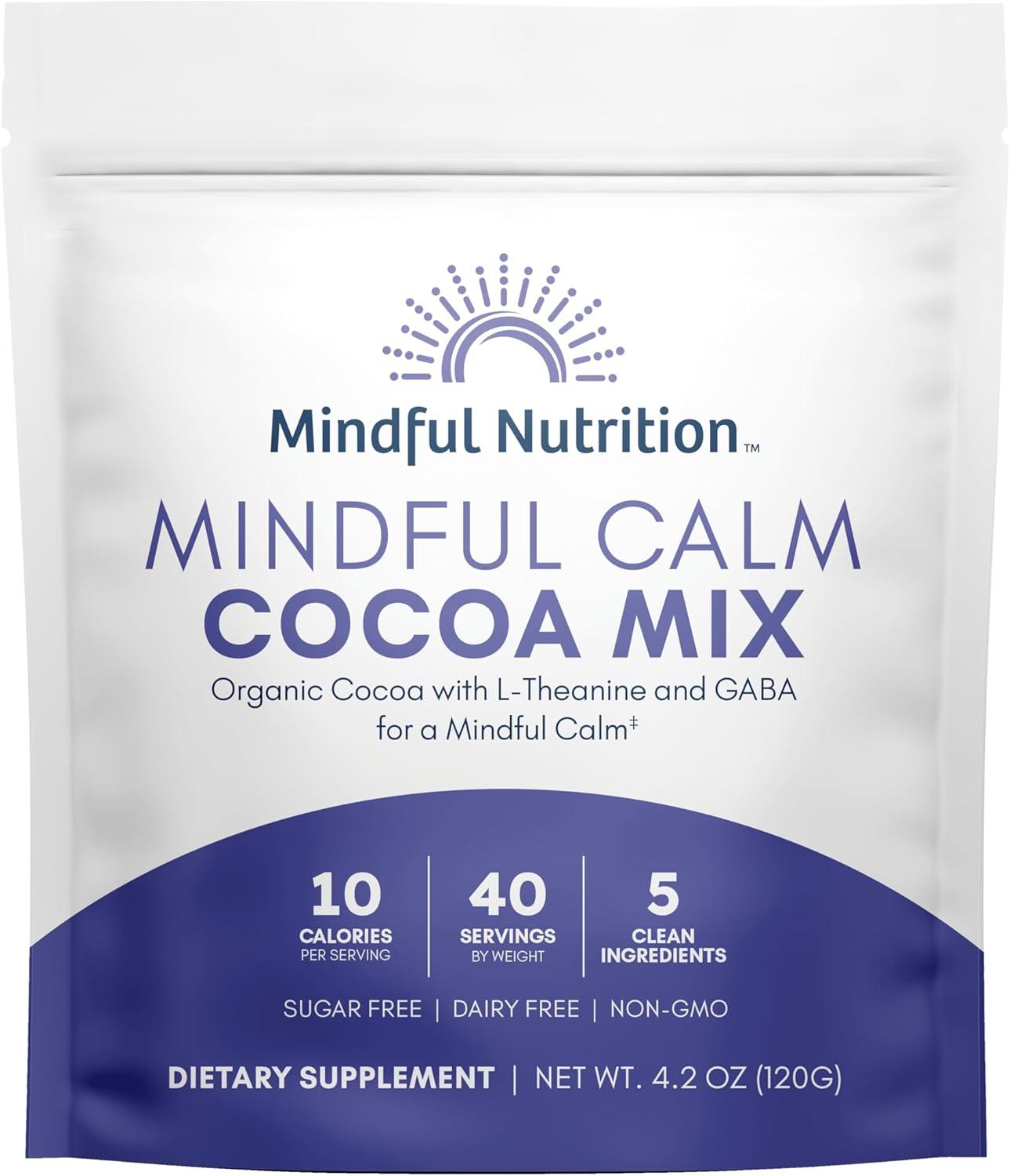 Mindful Calm Sugar-Free Hot Cocoa Showdown: 40 Servings, Natural Sleep Aid, Anti-Stress Tested