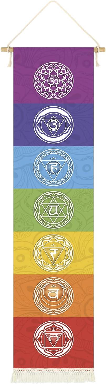 Surprising Art & Yoga Decor: Elevate Your Space with Unique 7 Chakras Tapestry