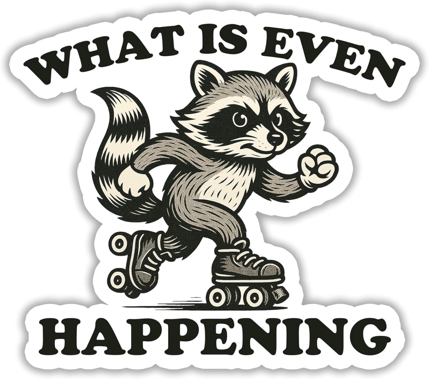 Funny Raccoon Stickers: Surprising Gift for Versatile Occasions