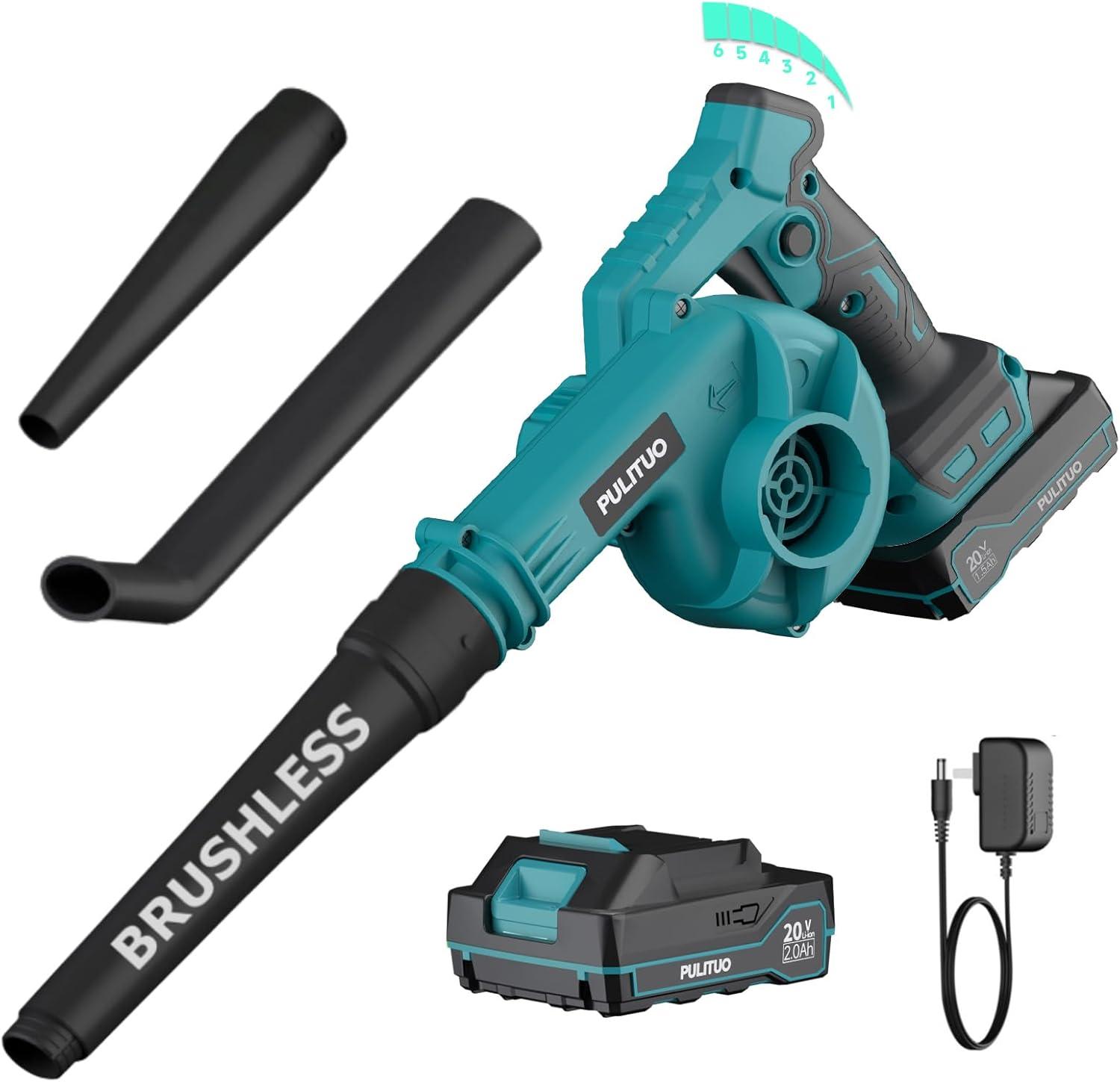 Cordless Leaf Blower Showdown: 20V Power vs. 2000mAh Battery, 650 CFM