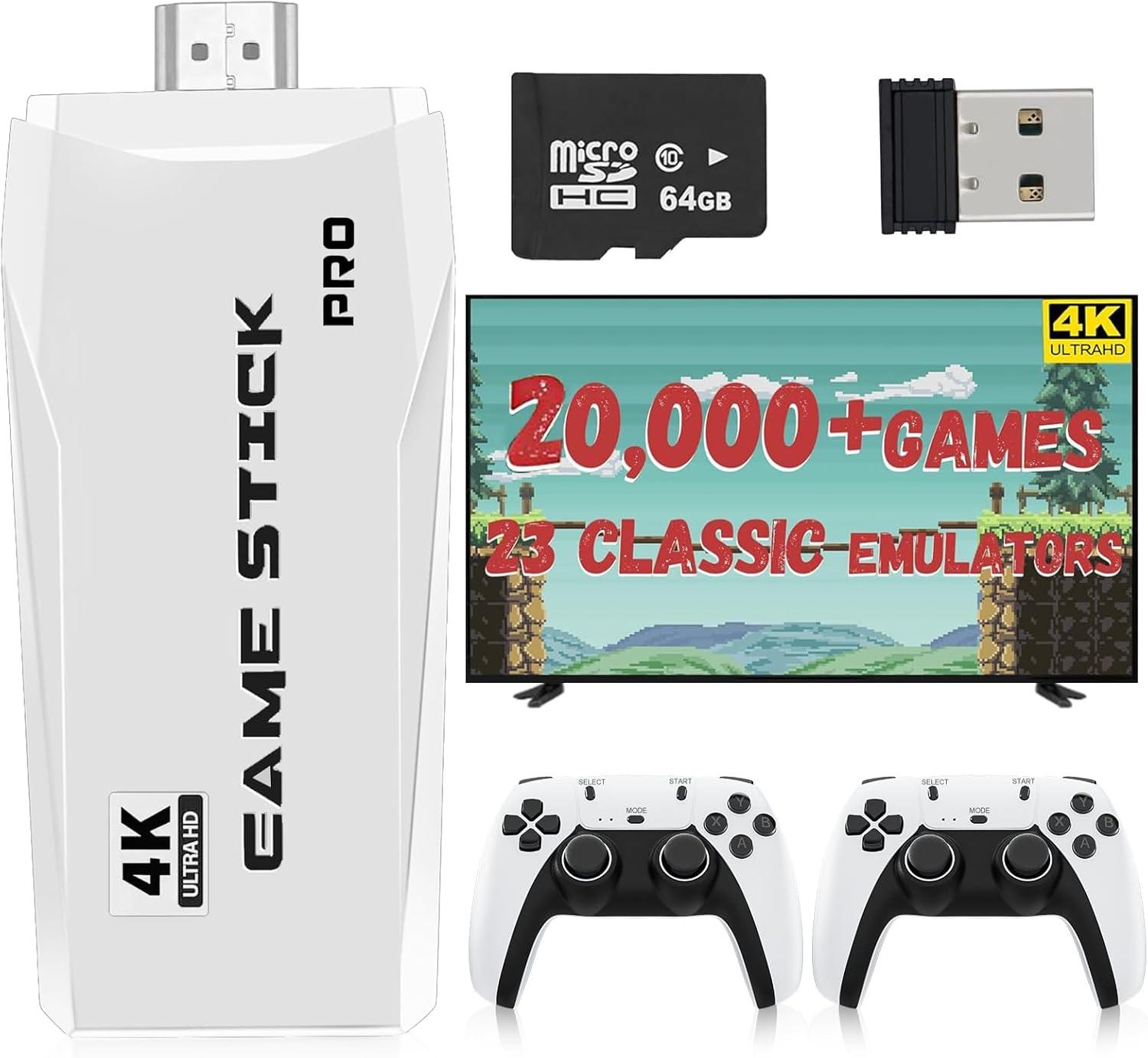 Surprising Showdown: 4K HDMI, 64GB Storage, 23 Emulators in Retro Gaming Consoles?