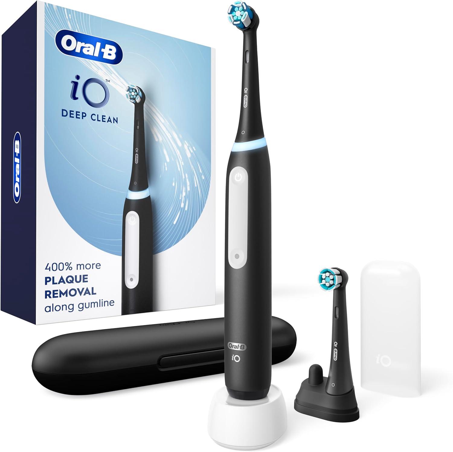 Best Electric Toothbrush - Oral-B iO Deep Clean Rechargeable, 3 Modes, Pressure Sensor, 2 Minute Timer, Travel Case Review