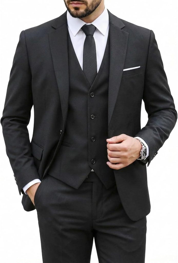 Best All-Purpose Suits – My’s Men’s 3-in-1 Jacket Vest Pants Slim Fit Review