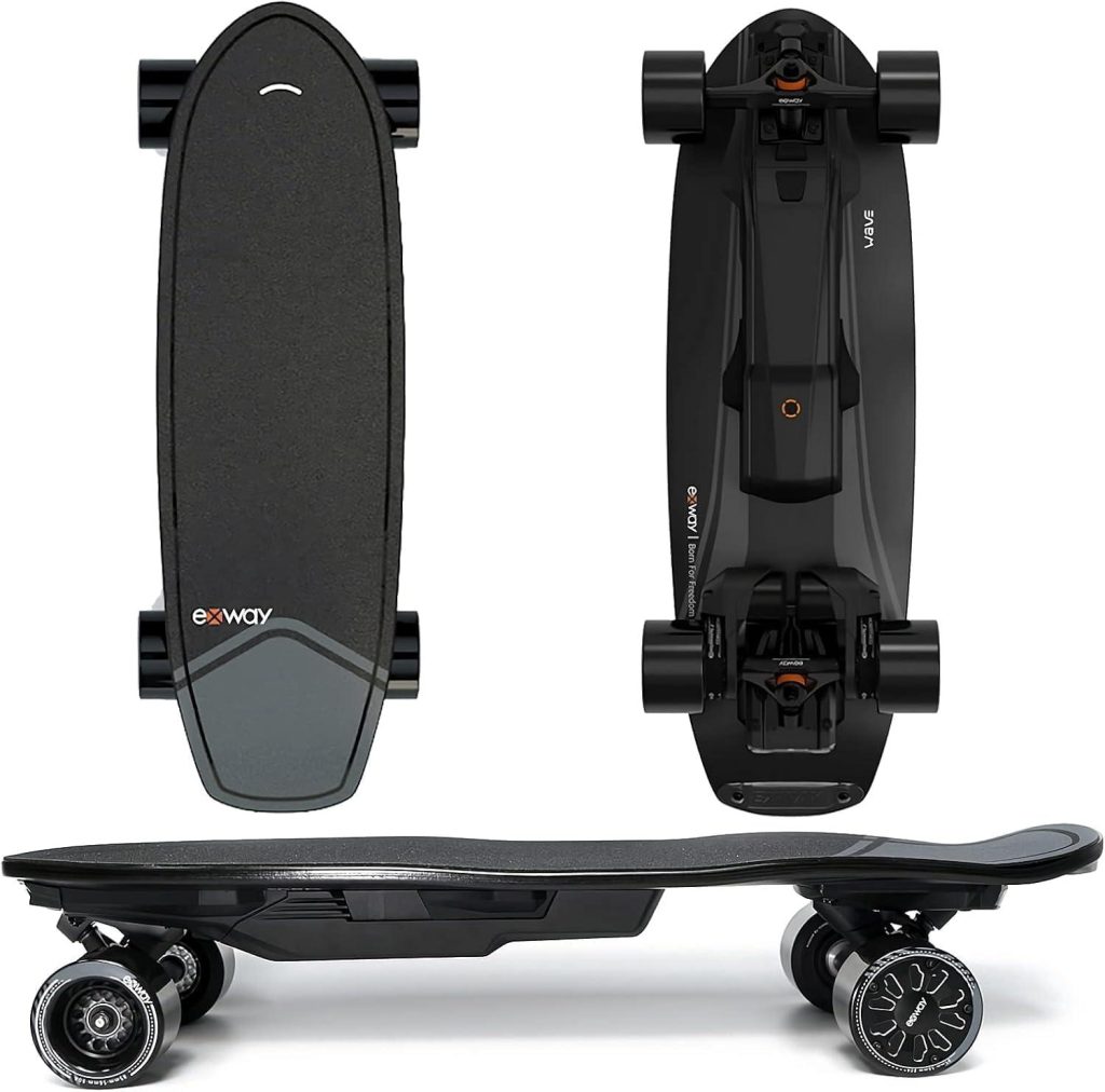 Best Micro-Sized Commuter – Exway Wave Belt 23 mph, Quick-Swap 440 Lbs IP55 Waterproof Review (1)